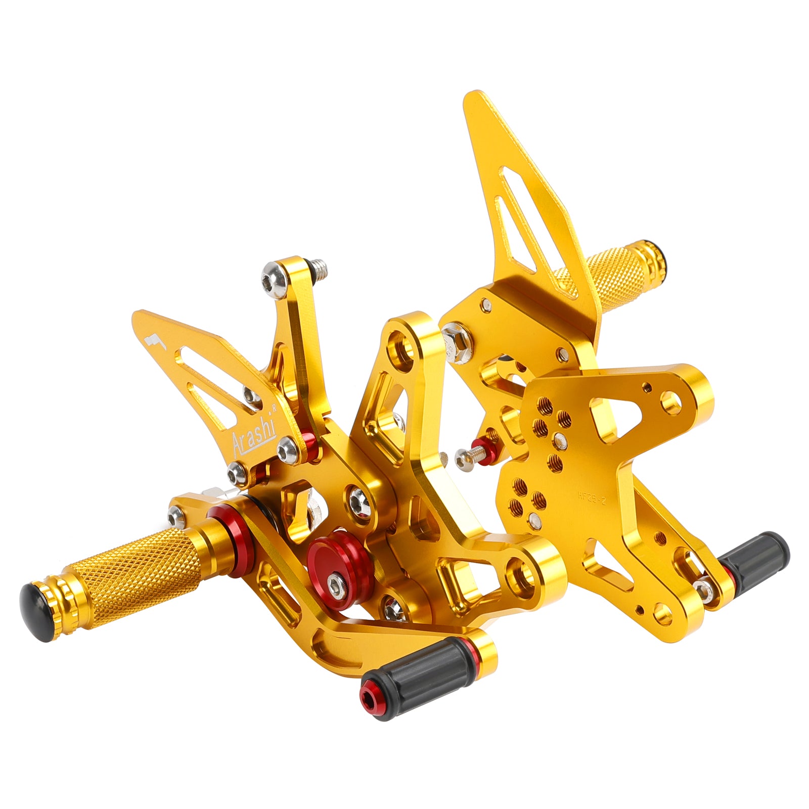 Repose-pieds arrière en aluminium CNC Kawasaki Ninja ZX6R ZX636 2021-2024