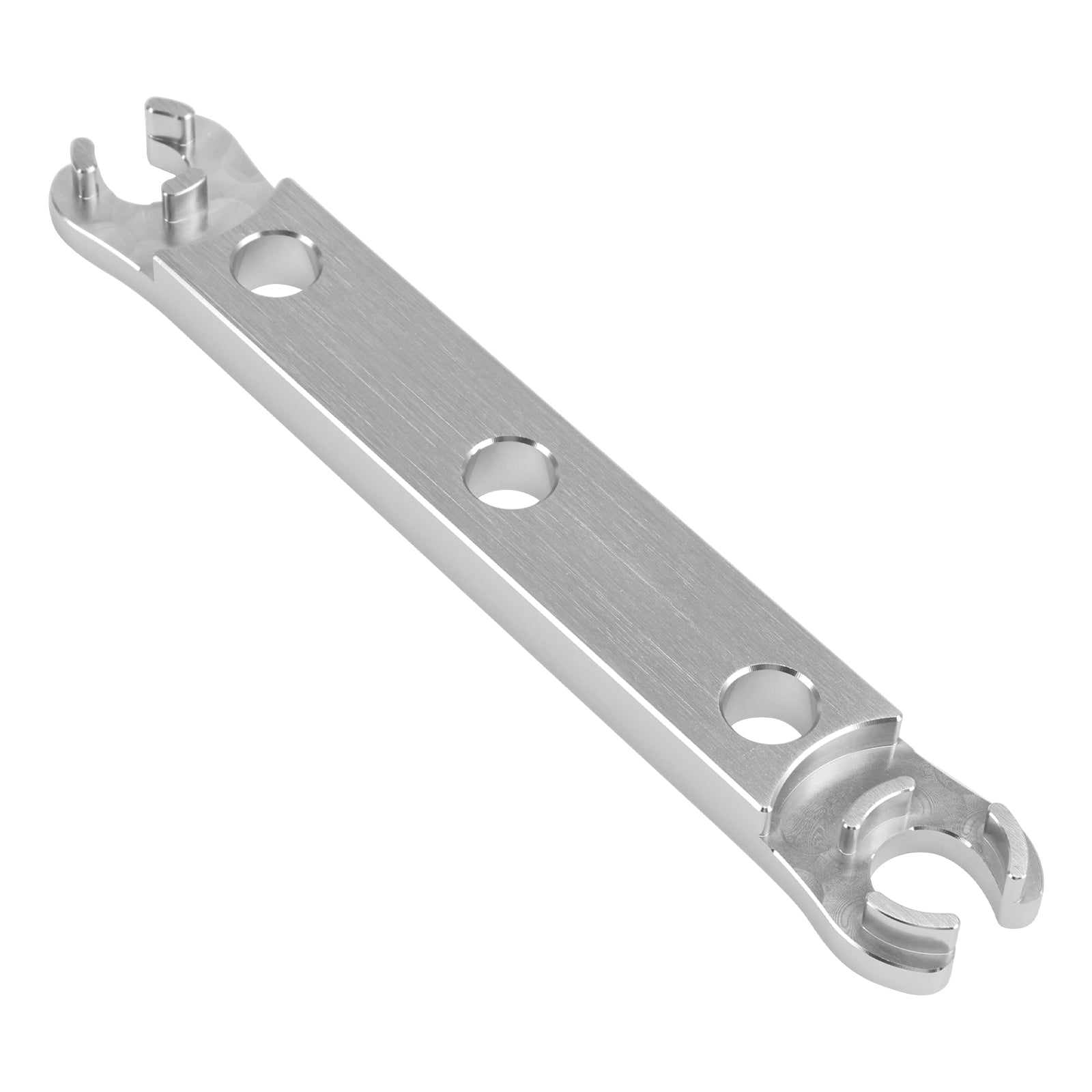 Verwijderingssleutel van aluminium onderdop. Gereedschap gebruikt voor het opnieuw opbouwen van de DVO Saphire/Onyx-vork