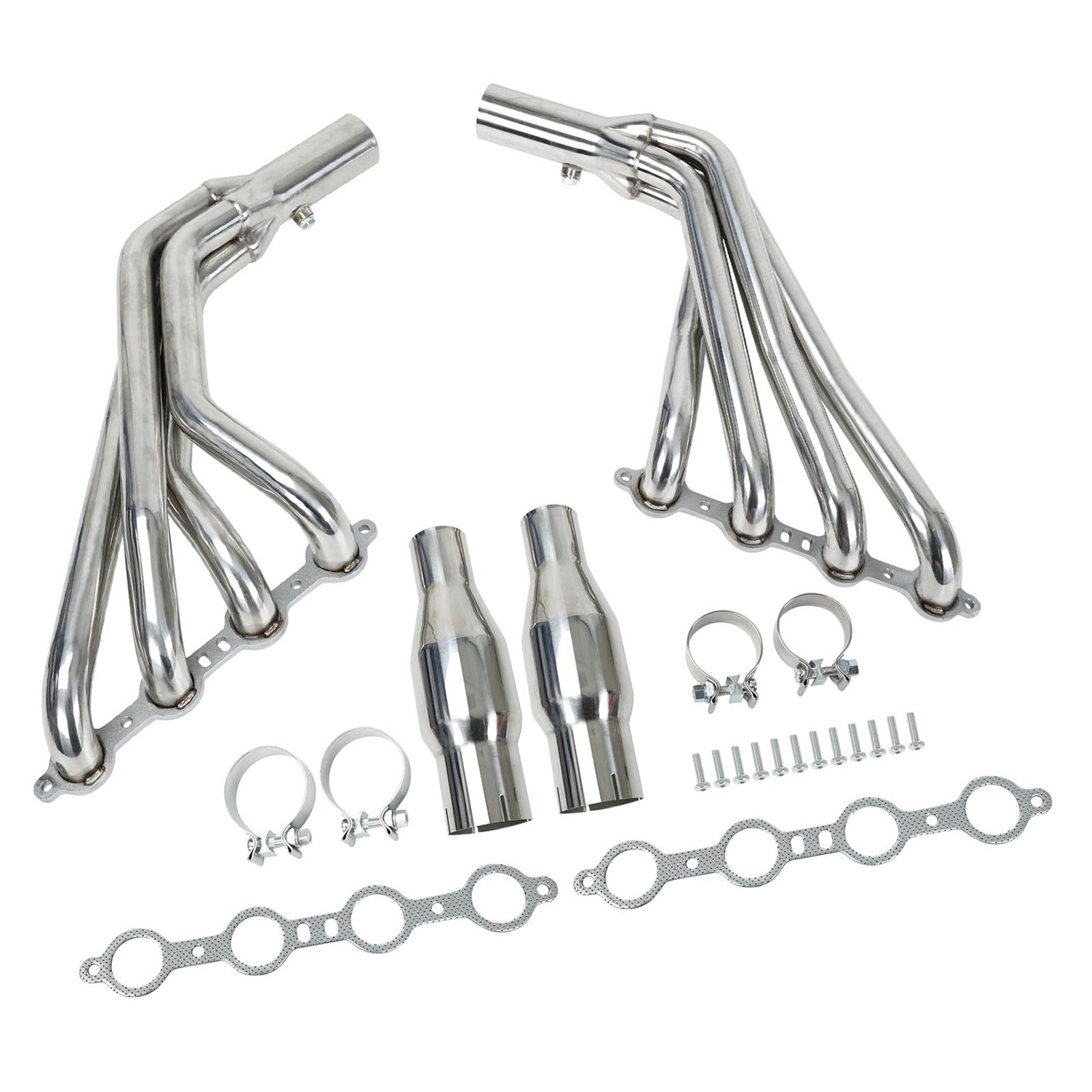 Long Tube Stainless Manifold Headers Fit Chevy Camaro SS LS3 6.2L V8 2010-2015