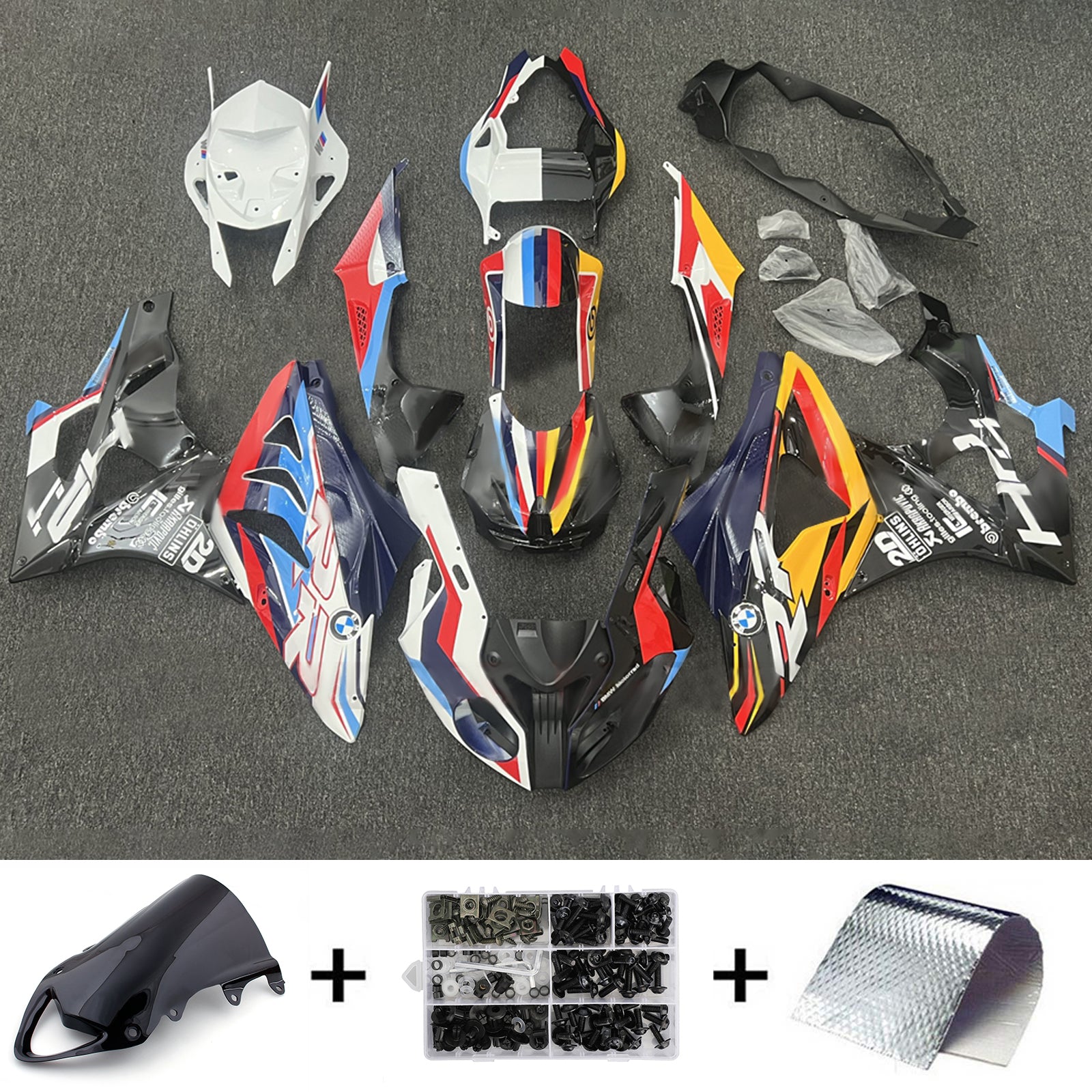 2009-2014 BMW S1000RR vstrekovacia kapotaová súprava Kodework plast ABS