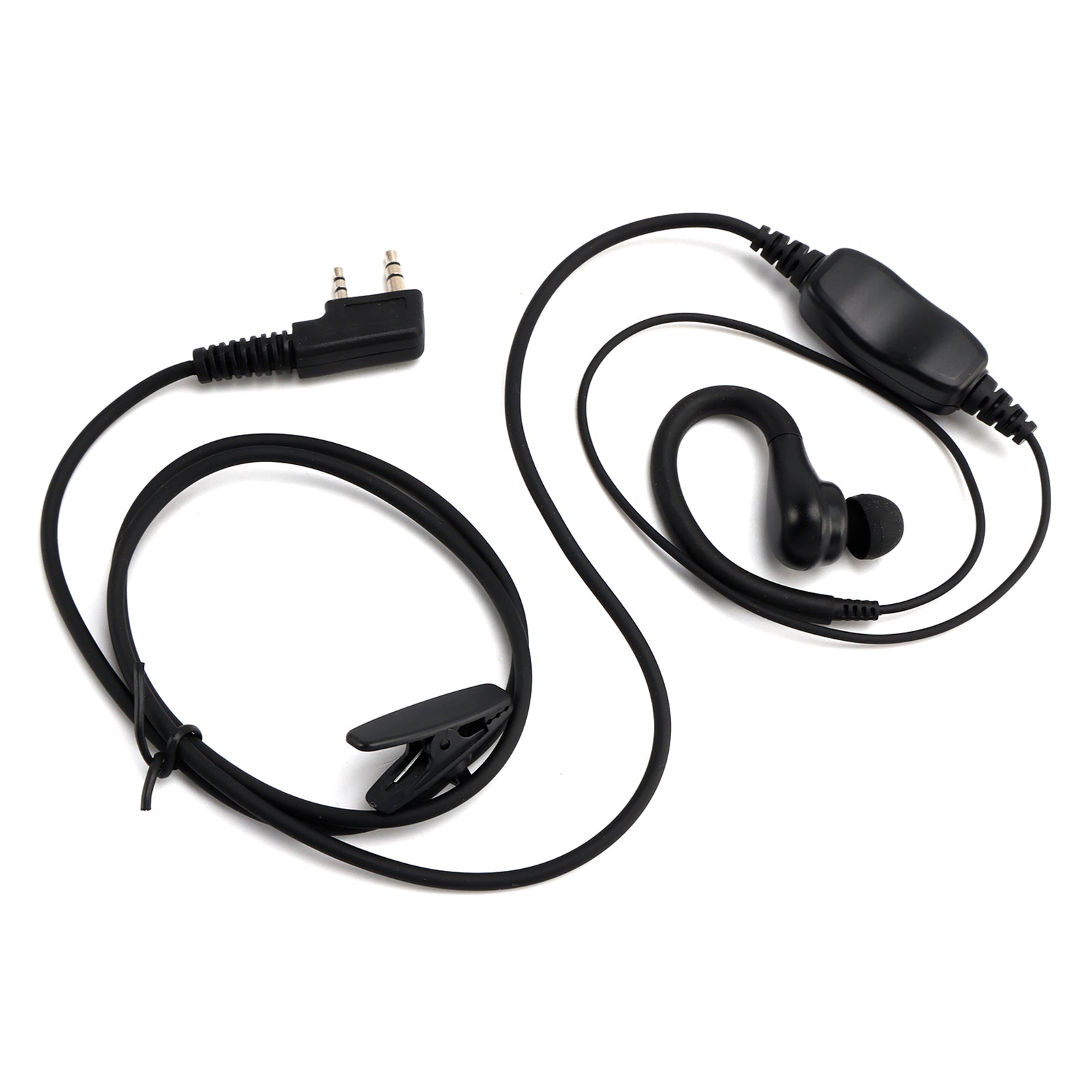 Casque à crochet d'oreille bicolore K-029 636, pour TK-220 TH-F6 RPV516A KG-UVD1P TG-2AT