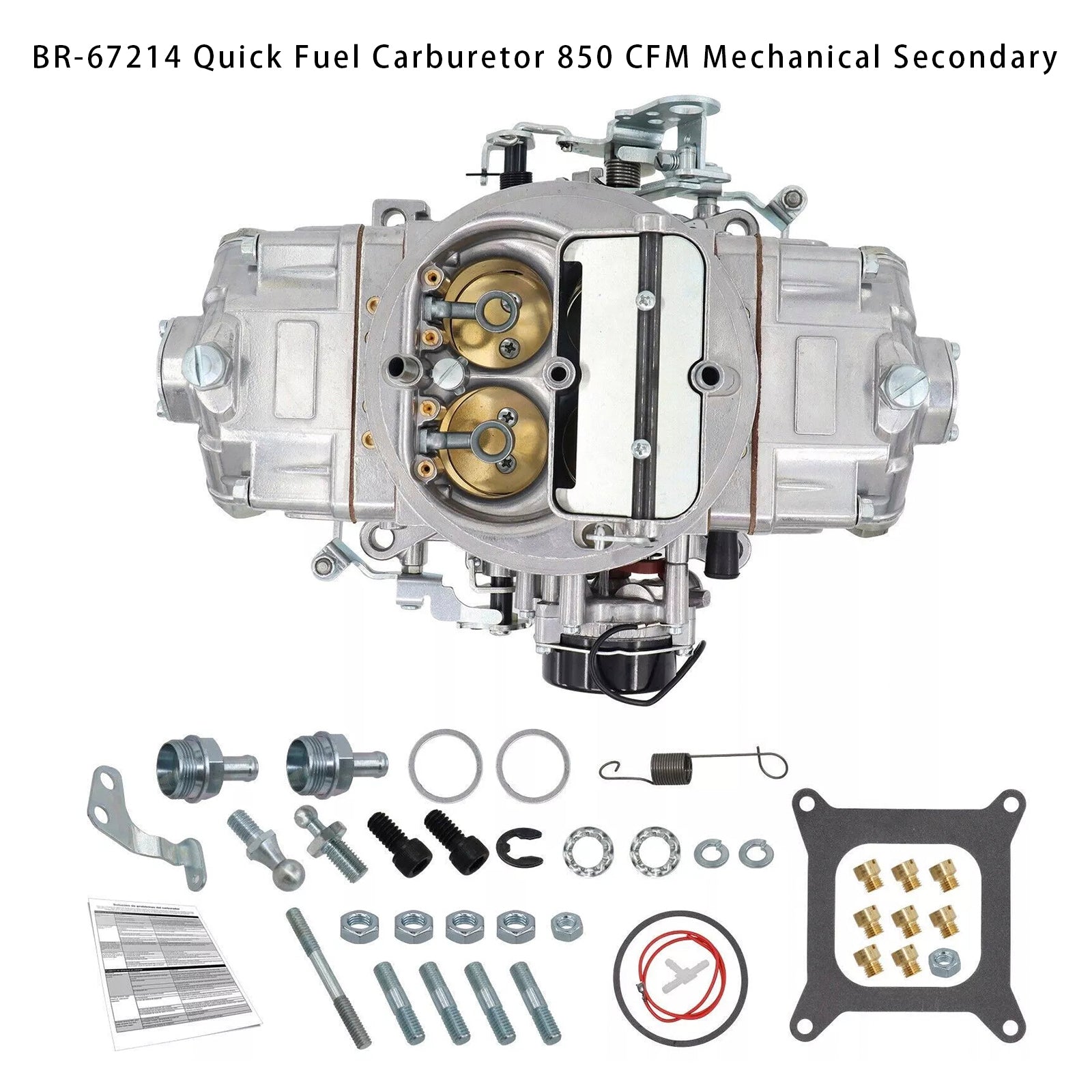 BR-67214 Snelle brandstofcarburateur 850 CFM Mechanisch secundair