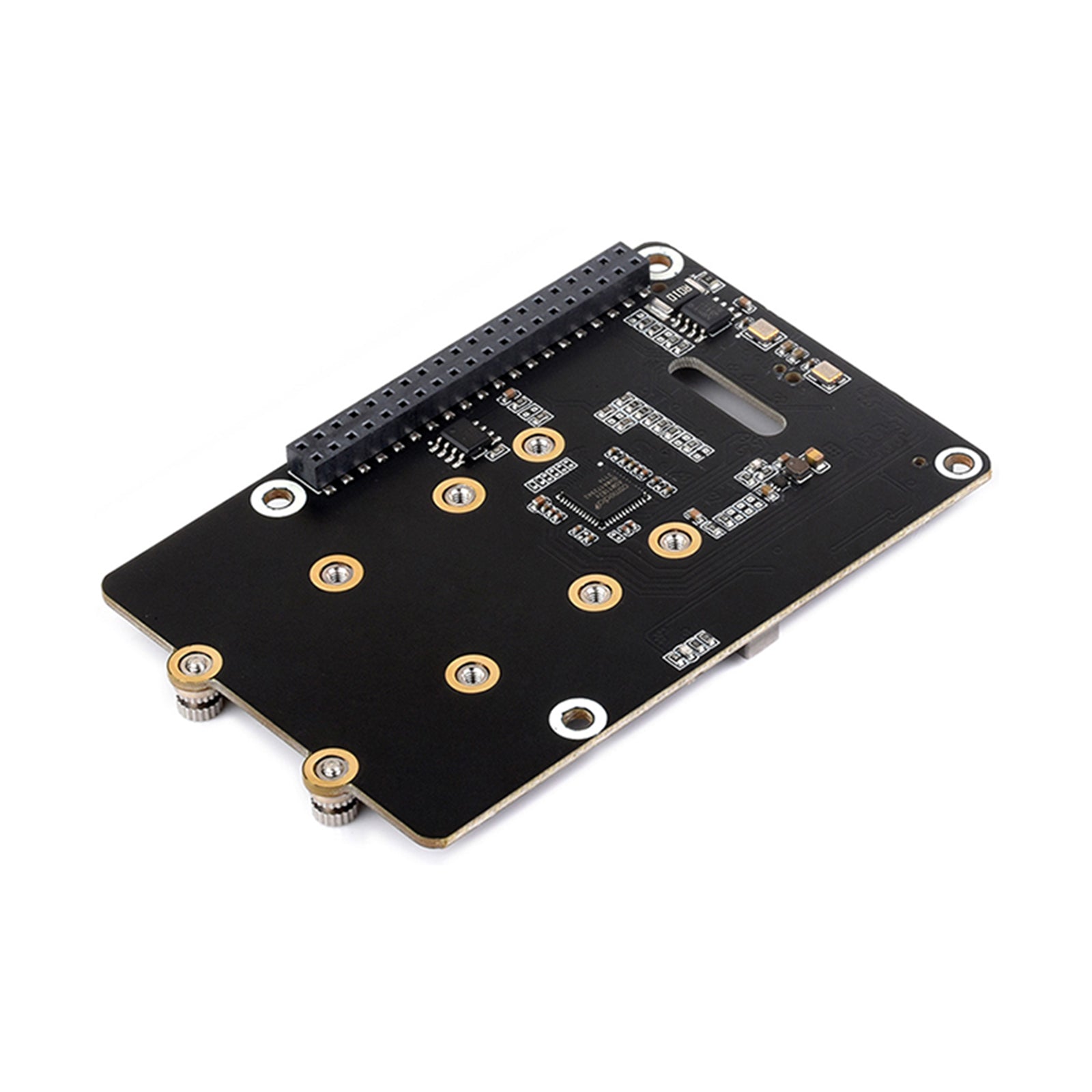 Raspberry Pi 5 PCIe Dual Channel Rotary Board NVME protokol Dual M.2 Tvrdý disk