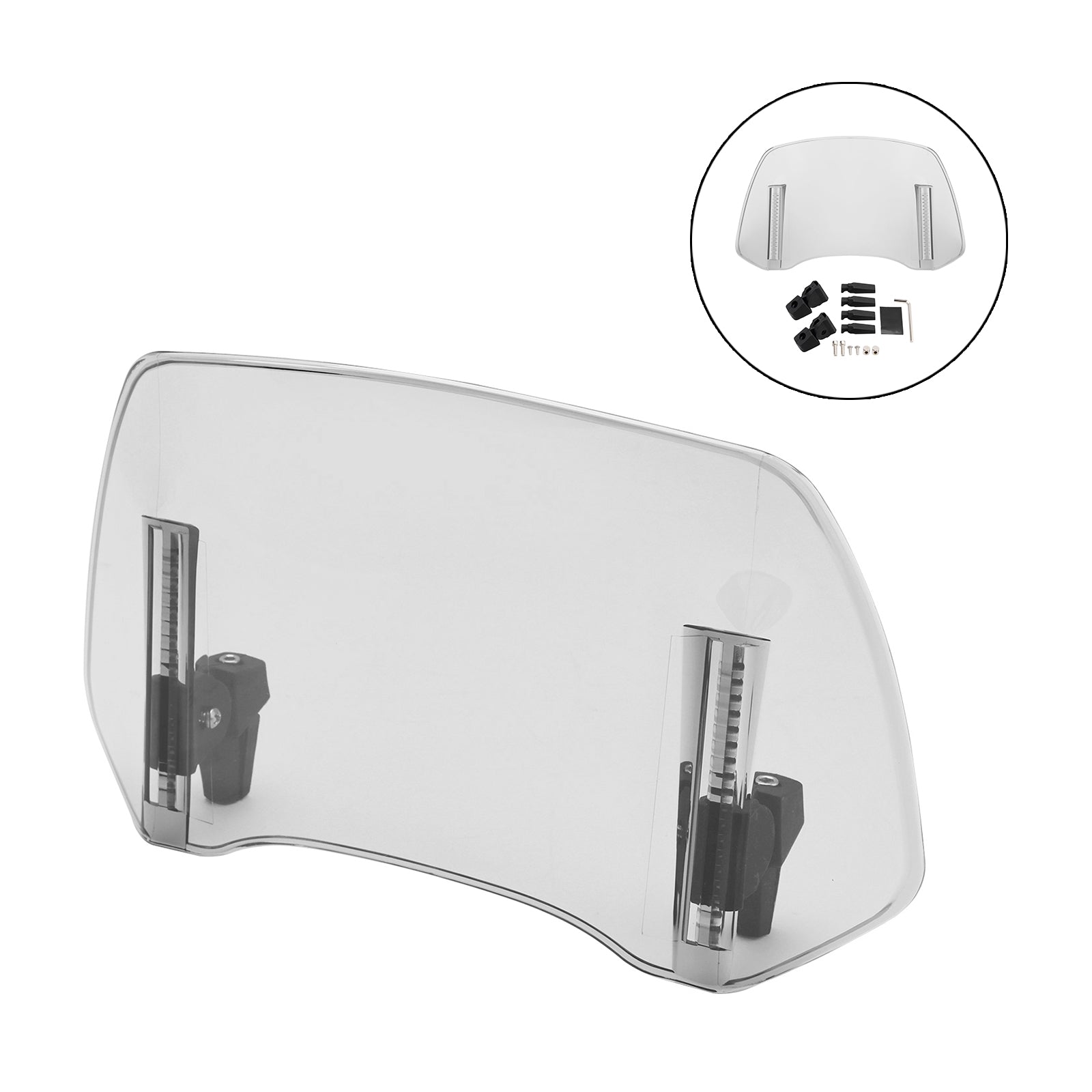 Universele verstelbare voorruitclip op windschermdeflectorverlengingsspoiler