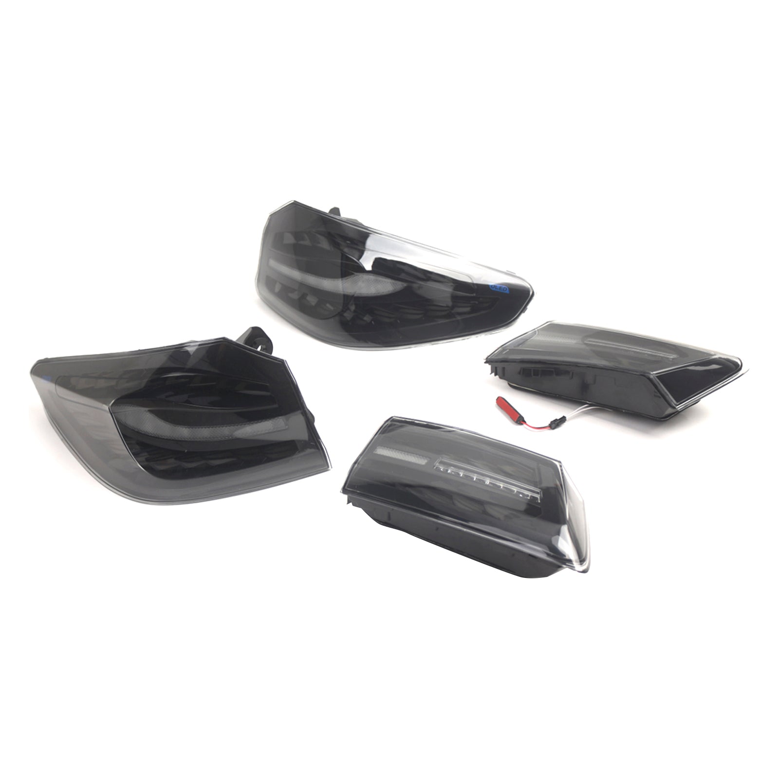 BMW 5 G30 G38 L, rok výroby 2018 – 2020&Zostava zadných LED svetiel R s dymovými farbami 63217376469 63217376470