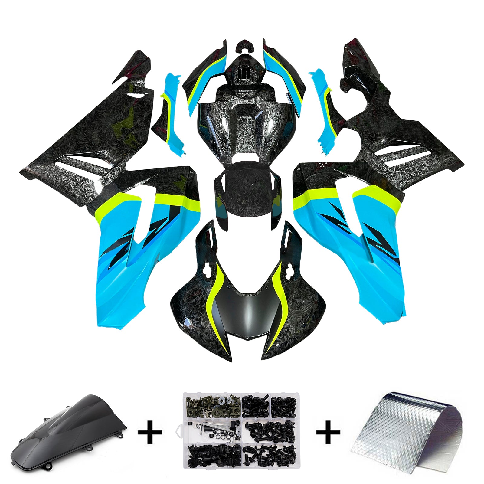 Kit de carenado de inyección carrocería plástico ABS para Honda CBR1000RR-R 2020-2023