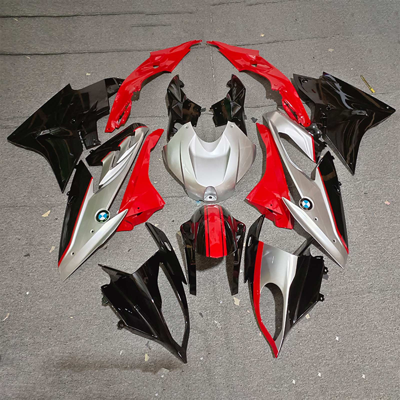 2019-2022 BMW S1000RR Amotopart vstrekovanie Kit Súprava karoséria Plast ABS #112