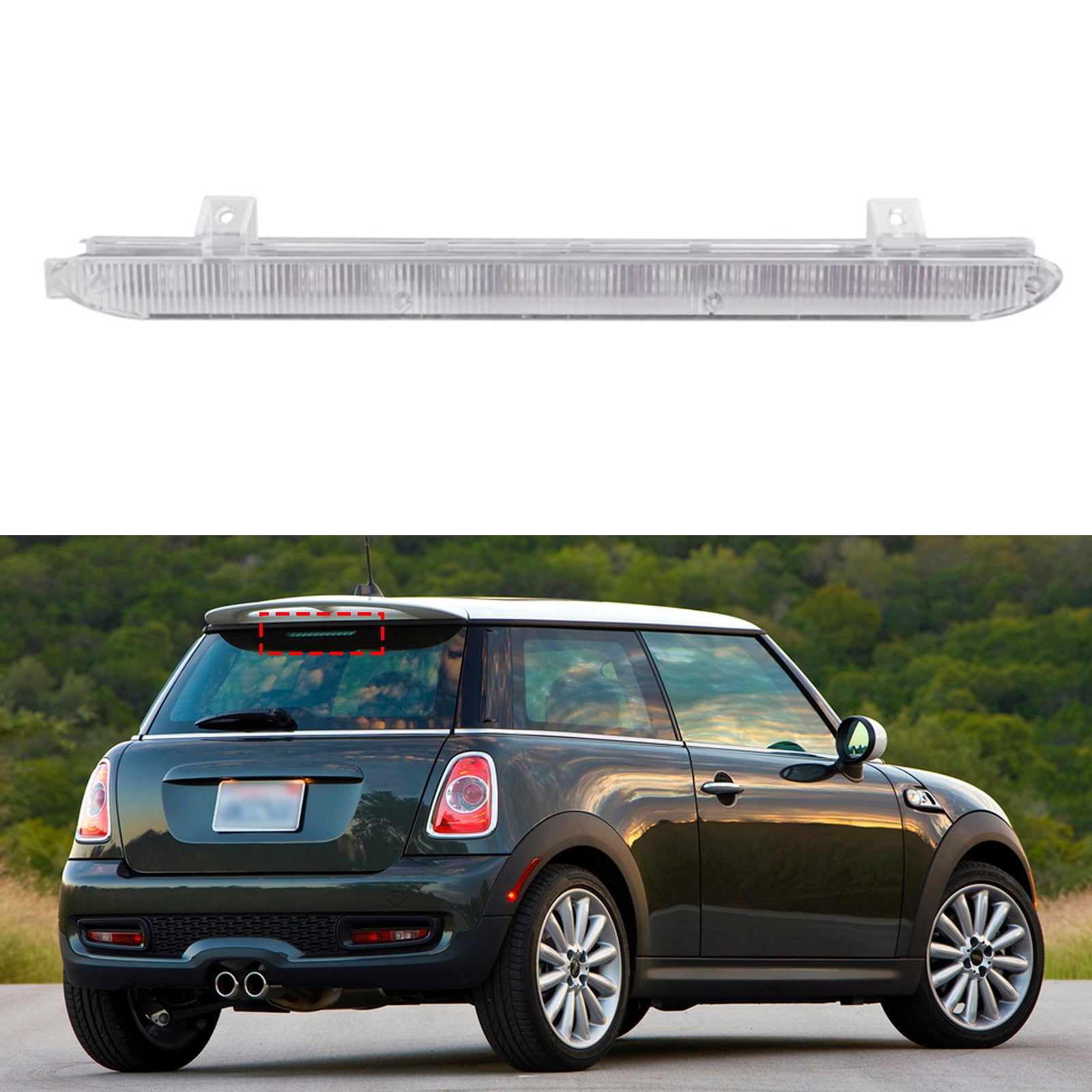 Zadné brzdové svetlo na vysokej úrovni pre Mini Cooper Hatch R56 Countryman R60
