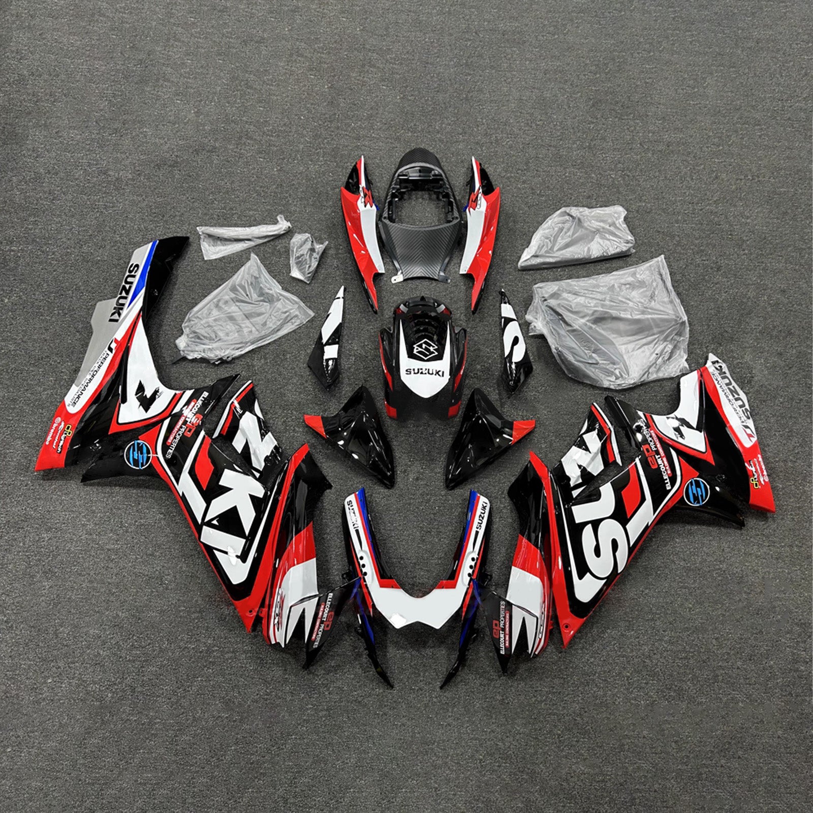 Injection Fairing Kit Bodywork Plastic ABS For Suzuki GSXR 600/750 2011-2026 K11