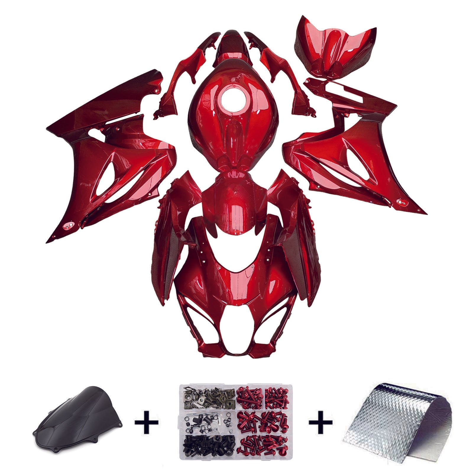 2017-2025 Suzuki GSXR1000 K17 Kit de carenagem de injeção de injeção Plástico ABS #101