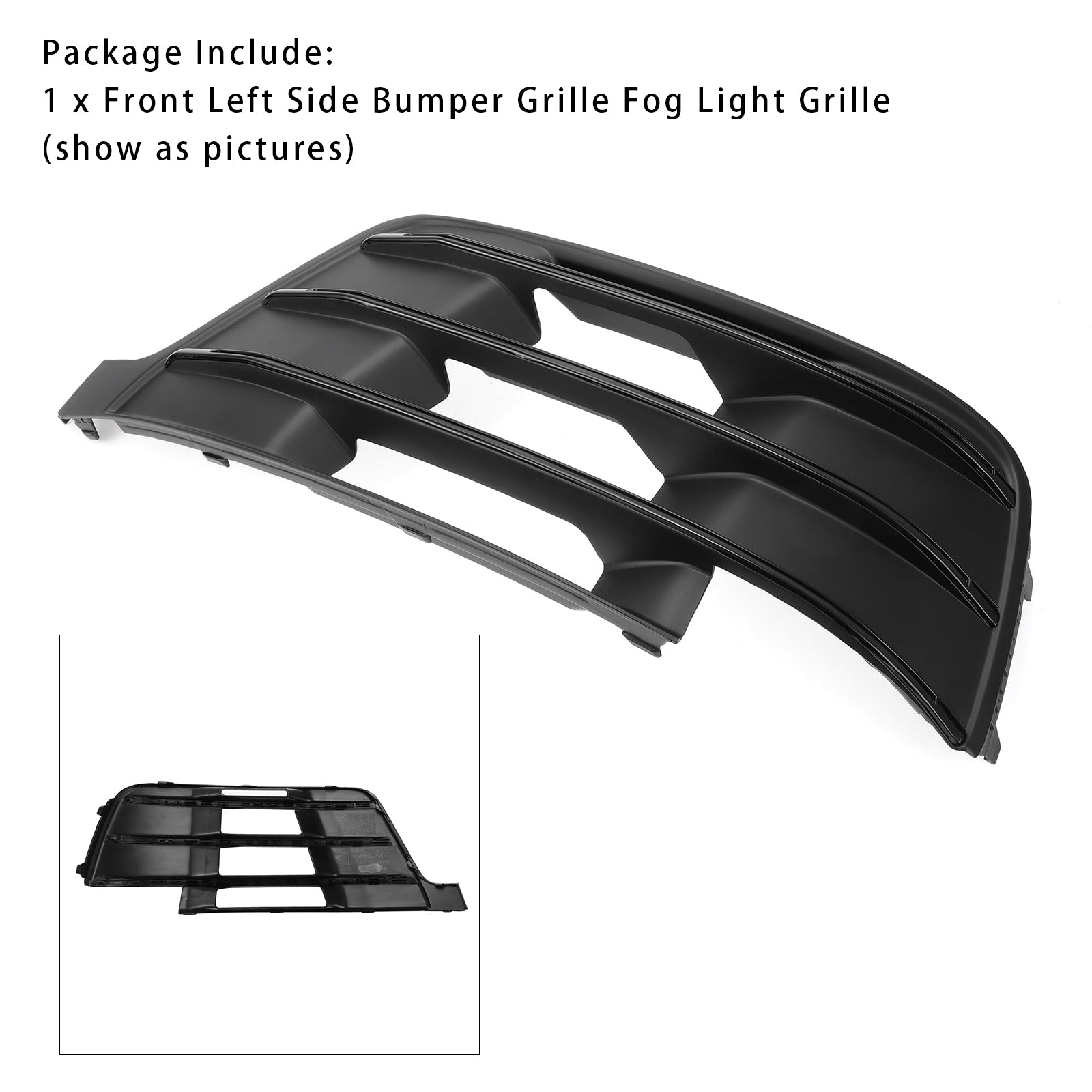 2016-2019 Audi Q7 S-Line Original Fog Light Grille venstre side 4M0807681D