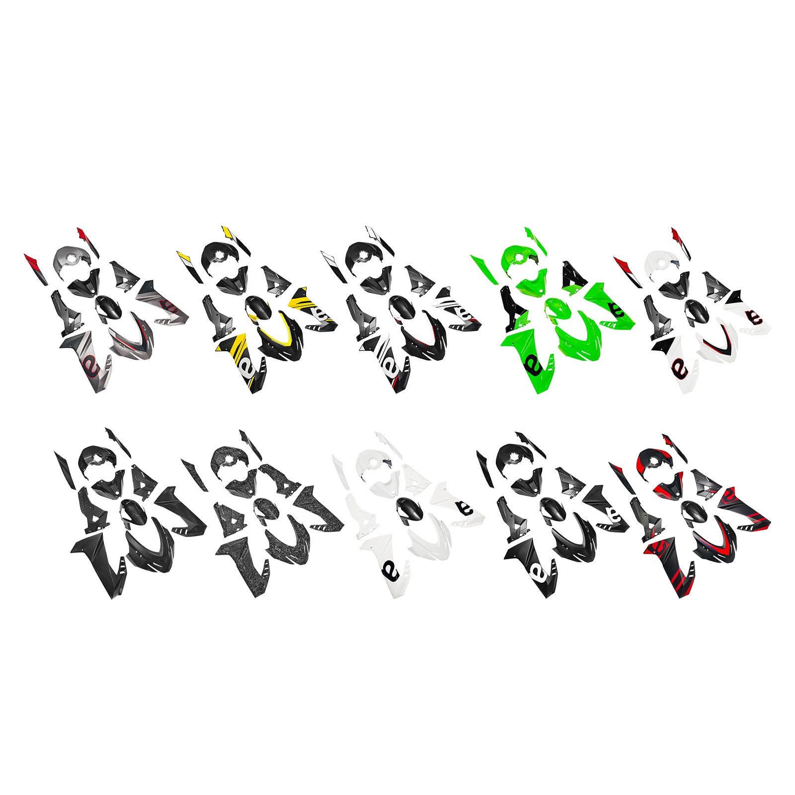 Injectie ABS kunststof carrosseriekuipset voor Aprilia RS457 2024-2025