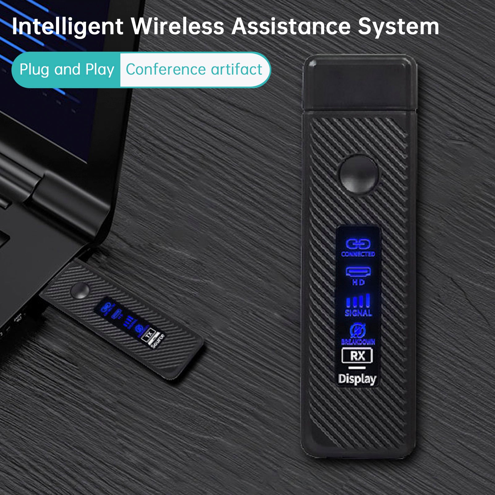 HDMI draadloze projector met hetzelfde scherm HD 1080P 50M videozenderontvanger