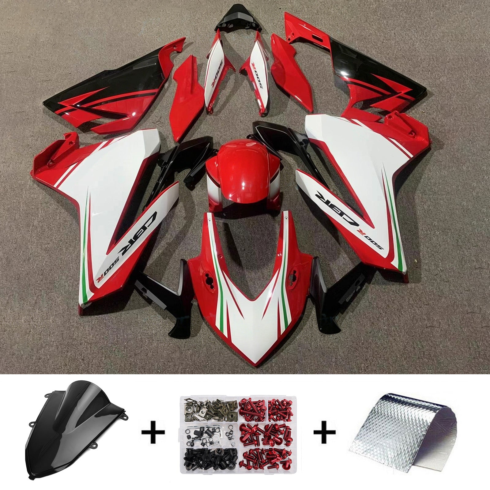 Injection Fairing Kit Bodywork Plastic ABS For Honda CBR500R 2019-2021