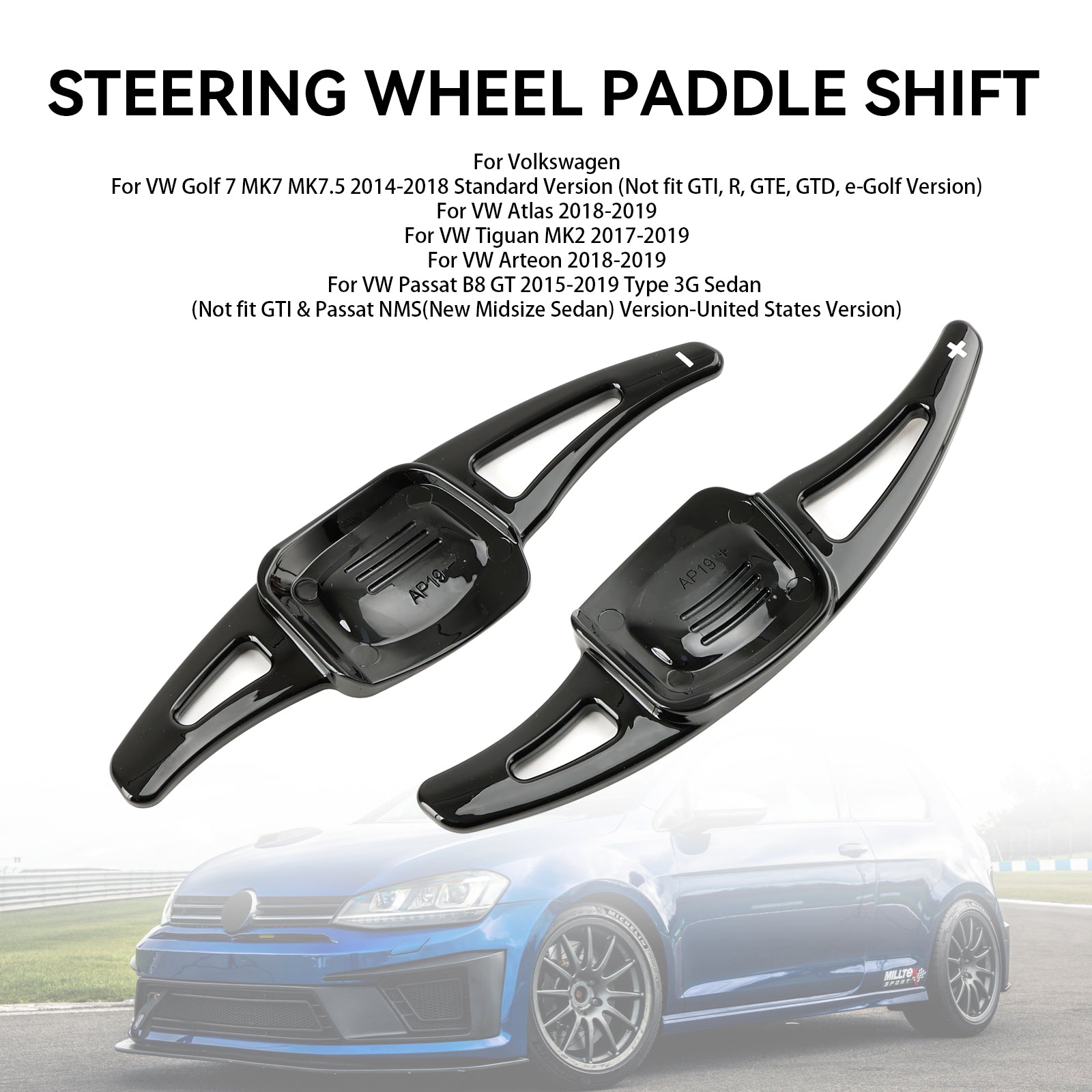 VW Golf 7 Variant Golf 8 rattskifte skiftpaddla