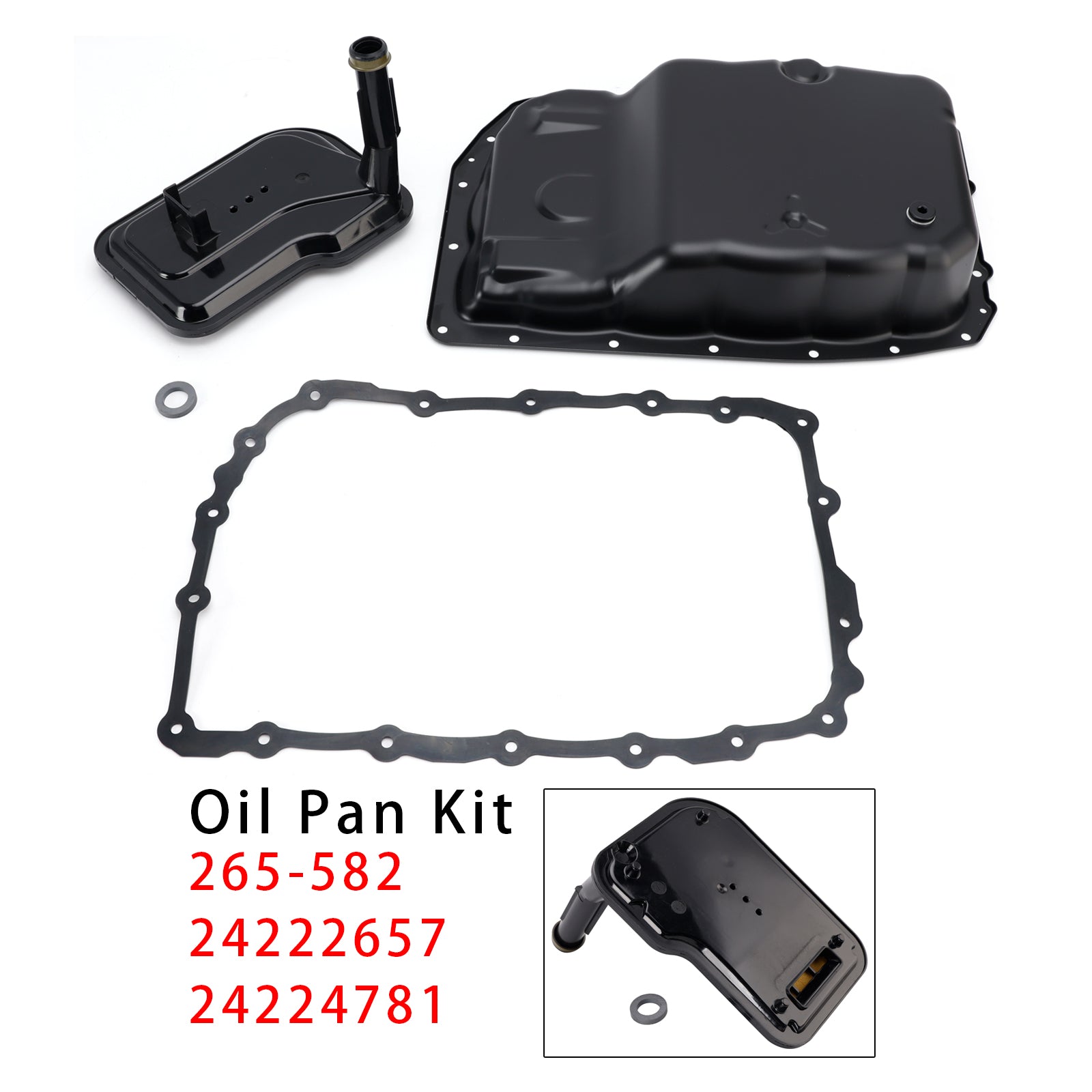 2009-2014 For Chevy Suburban 1500 6L80 Transmission Oil Pan Kit 24222657