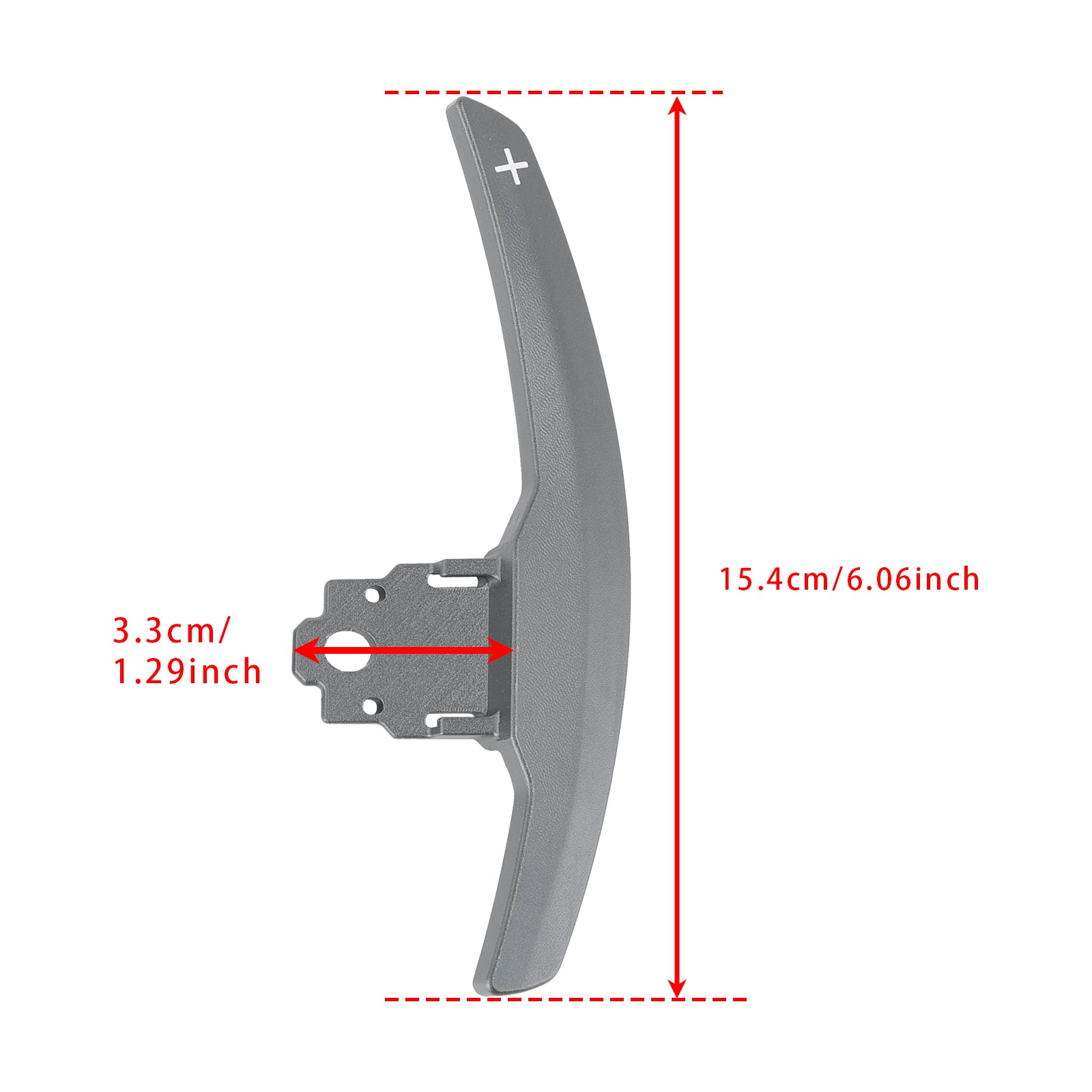 Paddle Shifter Extension for BMW F -serien F30 F31 F32 F10 X3 X5 Aluminium Gray