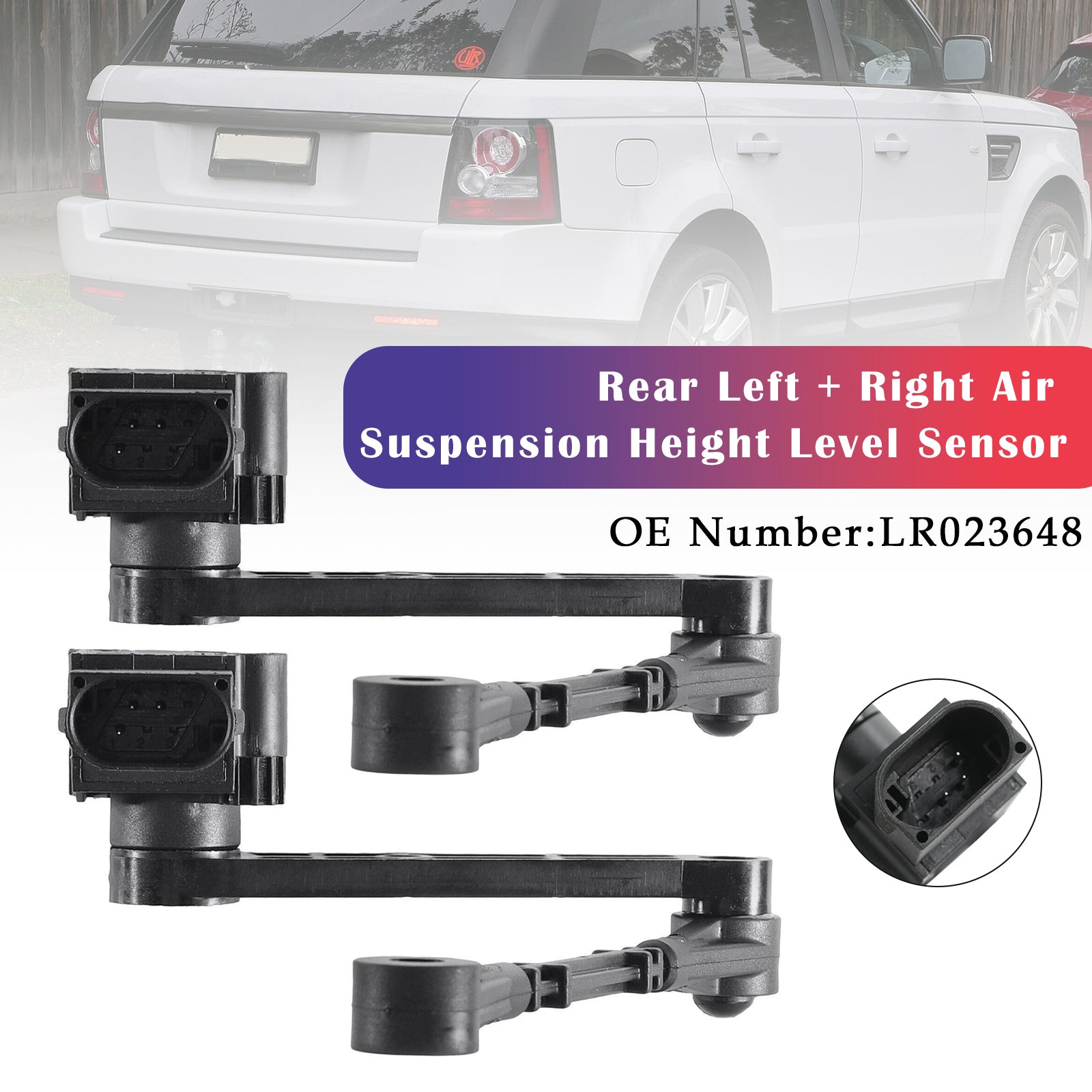 2x Rear Air Suspension Height Level Sensor LR023648 For Range Rover Sport 05-13