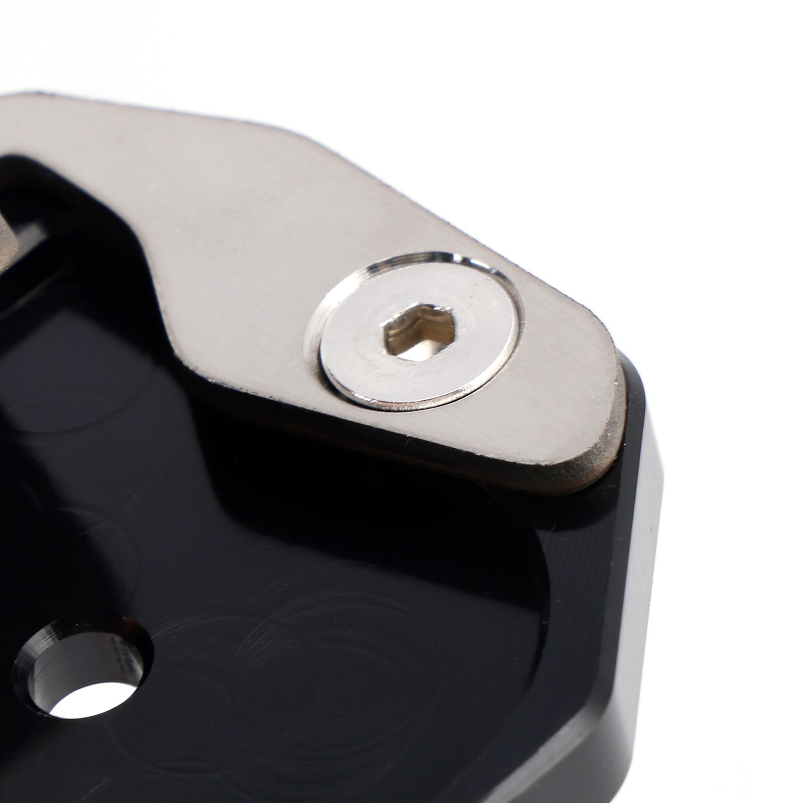 Kickstand Forstørrende platepute Fit for Himalayan 2018-2023 SCRAM 411 2021-2023