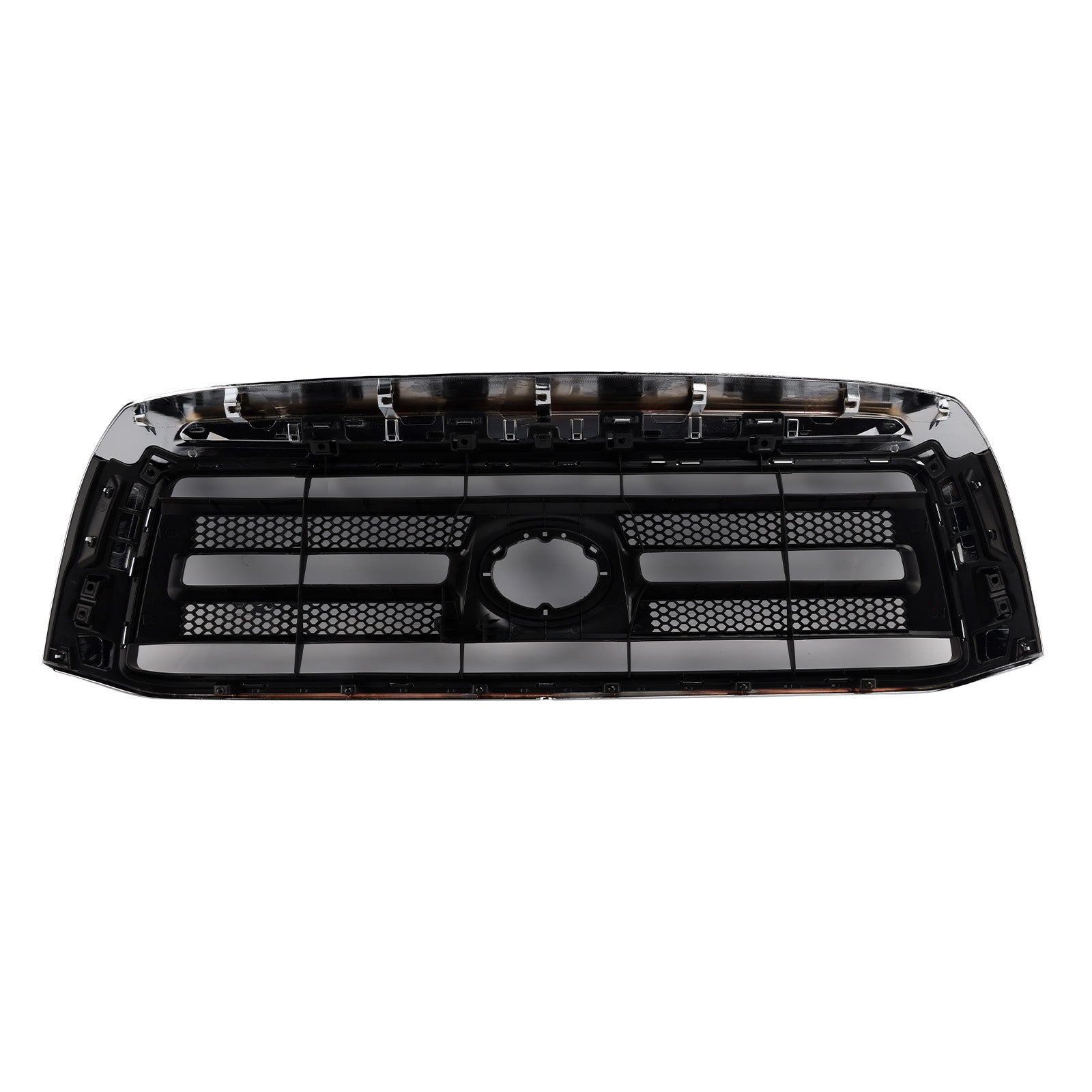 Matte Black Chrome Front Bumper Grill Grille Fit Toyota Tundra 2010-2013