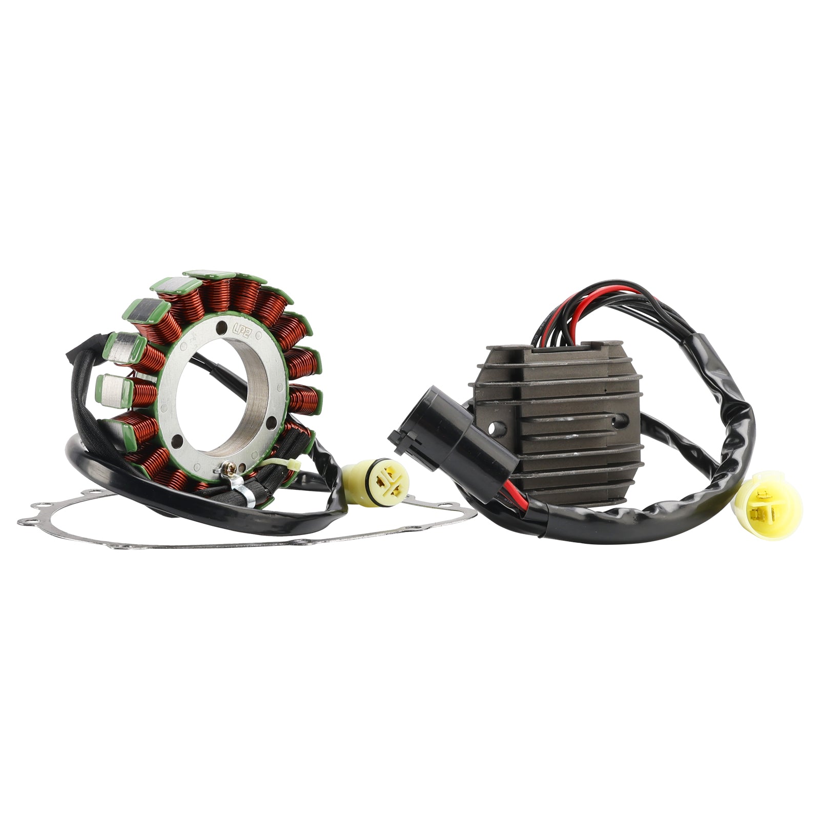 O 2002 Kawasaki ZX636 Ninja ZX-6R STATOR GENERATOR VOLTAGE REGULATOR GAS