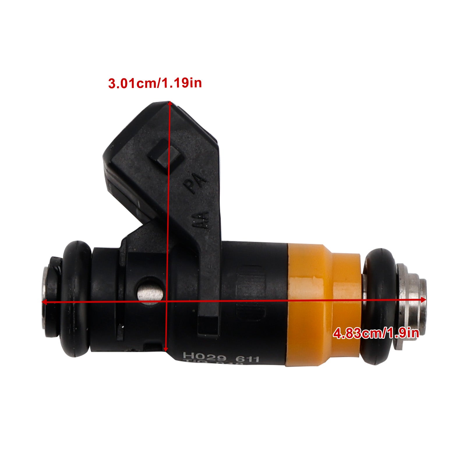 Injecteur de carburant pour Renault Clio 2 Megane 2 Scenic 2 1.4/1.6 16V H029611, 1 pièce