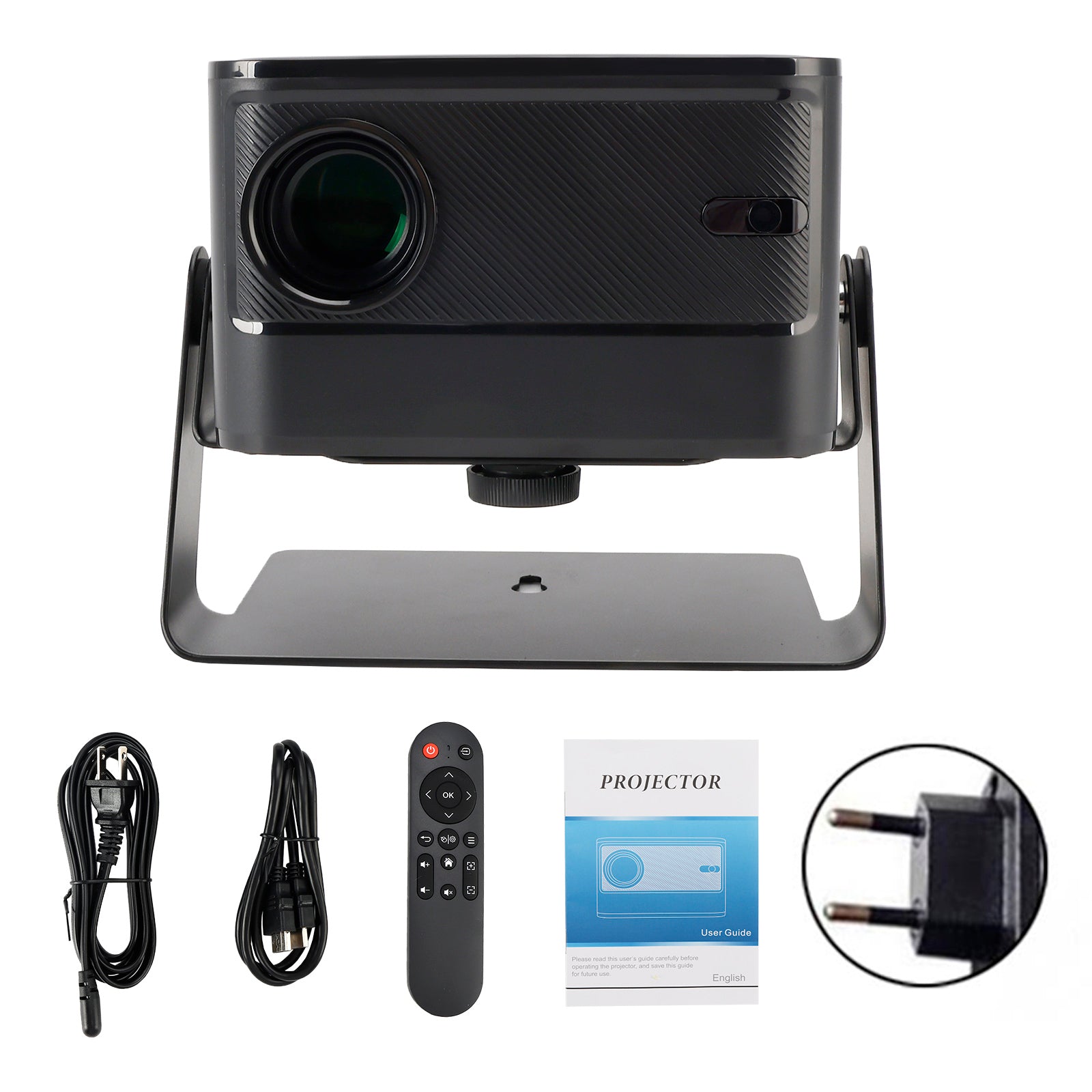 4K-projector Smart Android Home-projector Woonkamer Slaapkamer Smart Voice Elektrische focus Dual Frequency High-Definition Projector EU