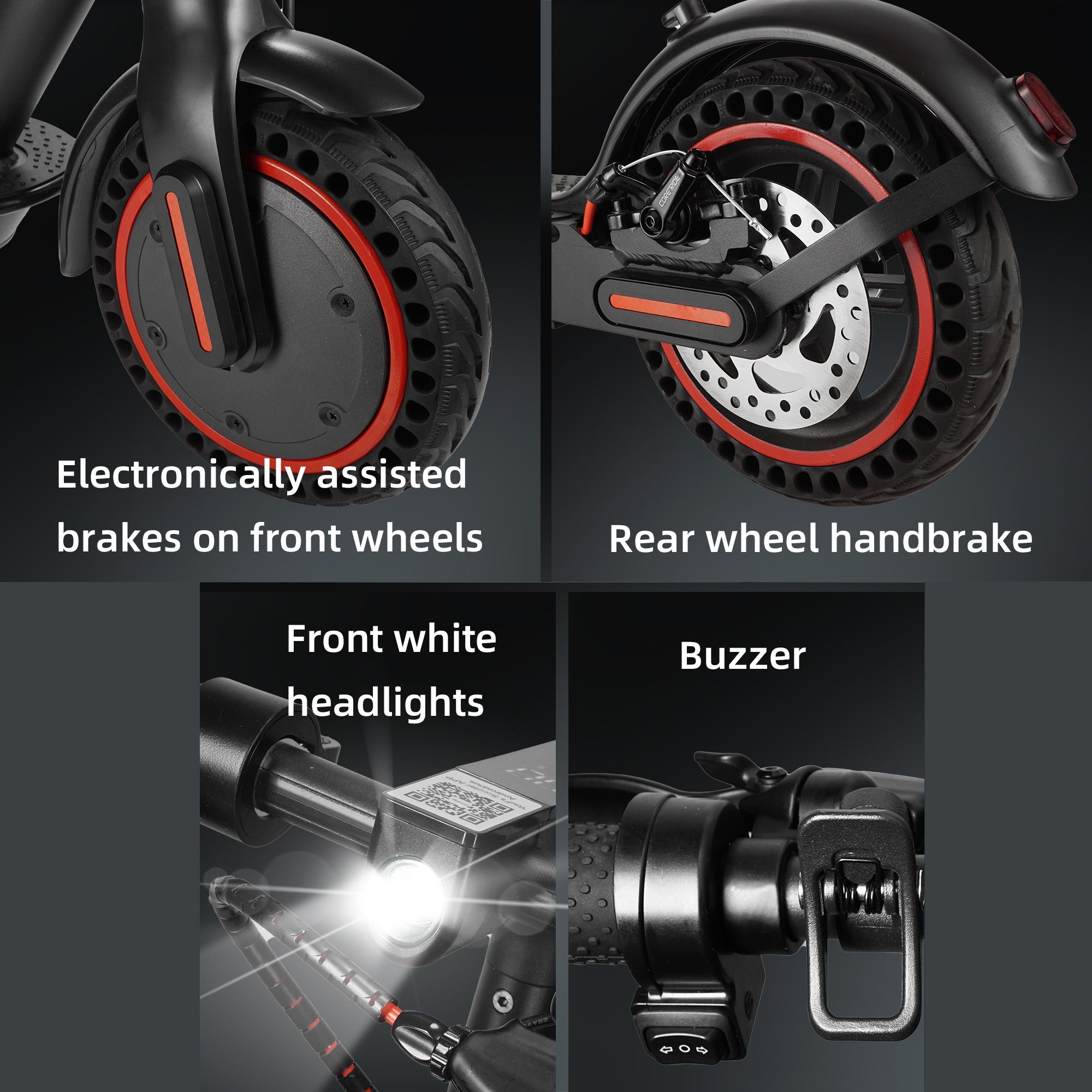 35 km 8.5" Opvouwbare elektrische scooter met app 350W bereik 25 km/u stadsverkeer