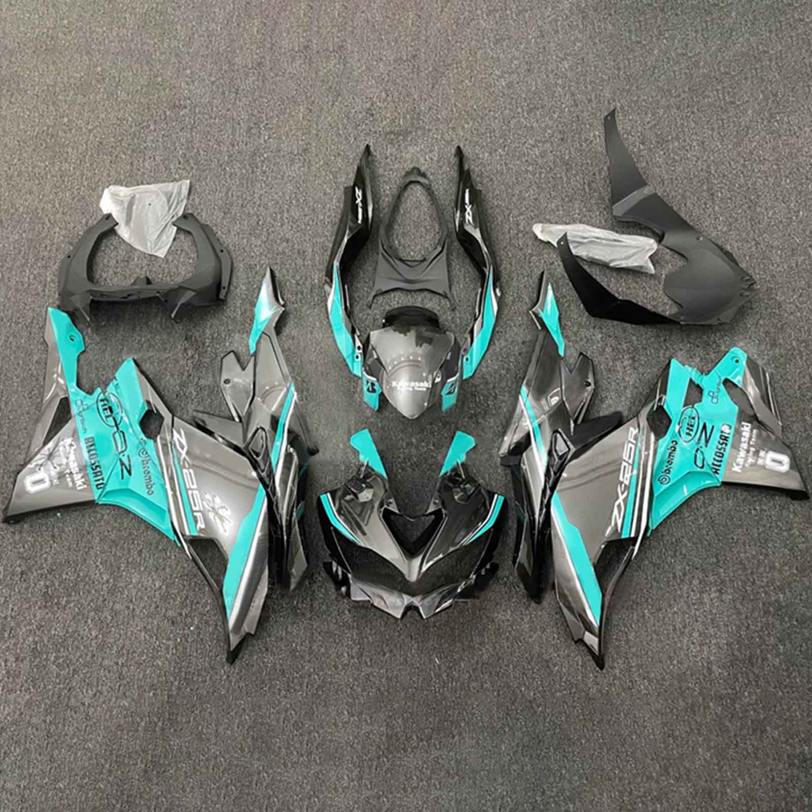 2019-2025 Kawasaki Ninja ZX-25R Amotopart Injection Fairing Kit Bodywork ABS #104