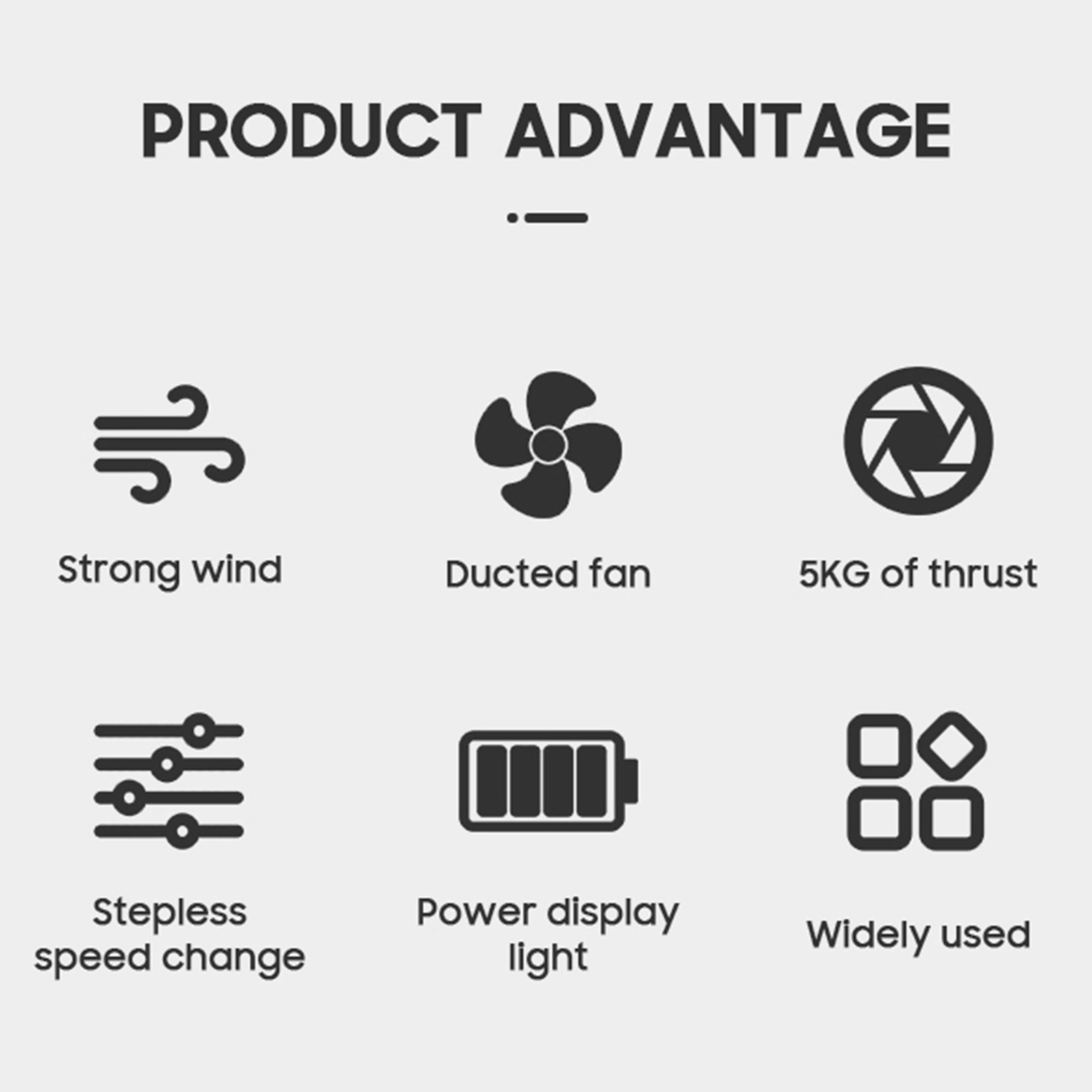12 fãs de lâmina definir fã de turbina violenta Industrial Dust Blower Turbofan White