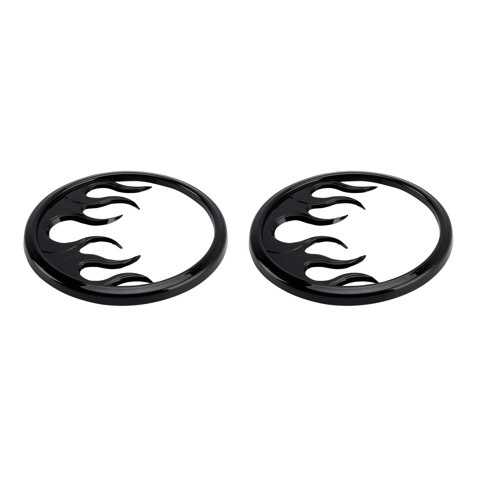 Flame Speaker Grills Accent Trim Cover For Touring Electra Glide Ultra Classic