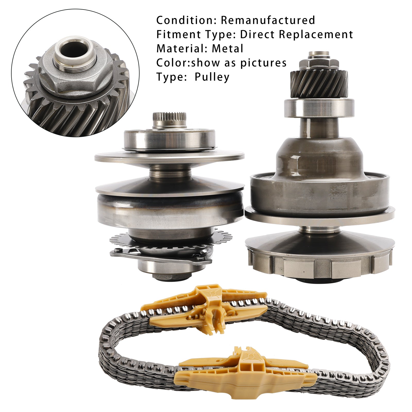 Poulie de transmission automatique de JF018 JF018E CVT avec la chaîne de ceinture pour la boîte de vitesse de Nissan