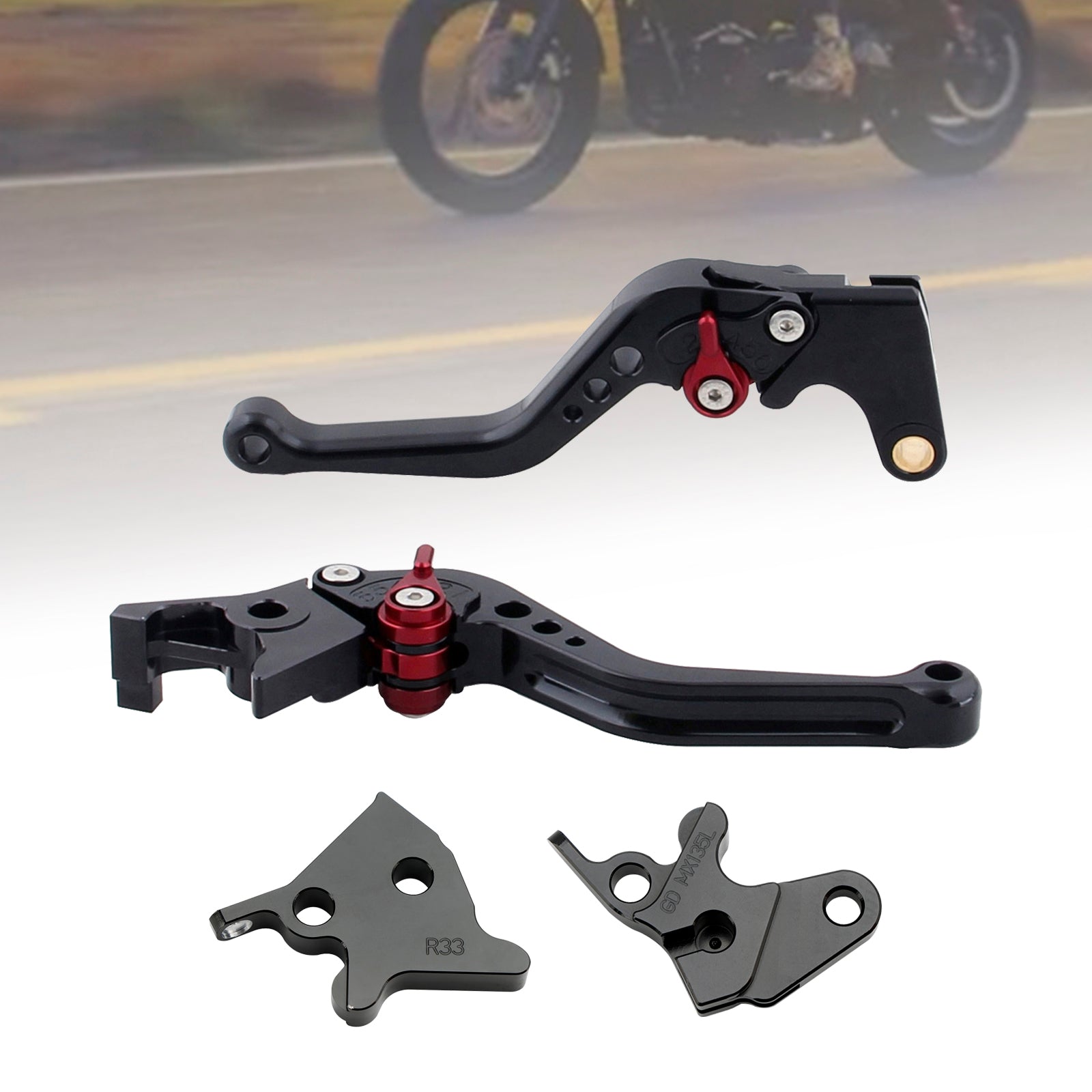 2005-2014 Yamaha YBR125 Ny kort clutchbremsespak