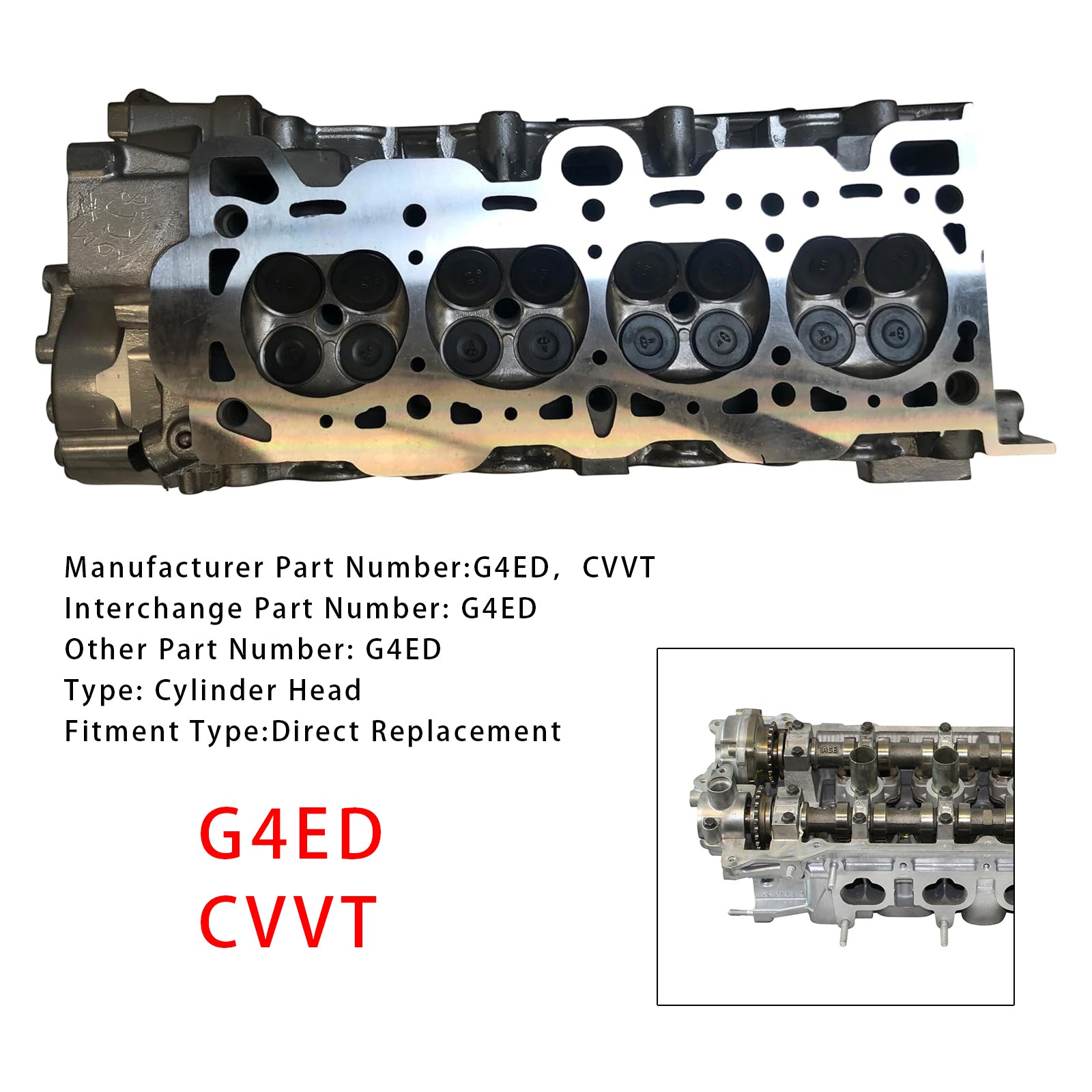 2006-2011Kia Rio Brand New G4ED Cylinder Head