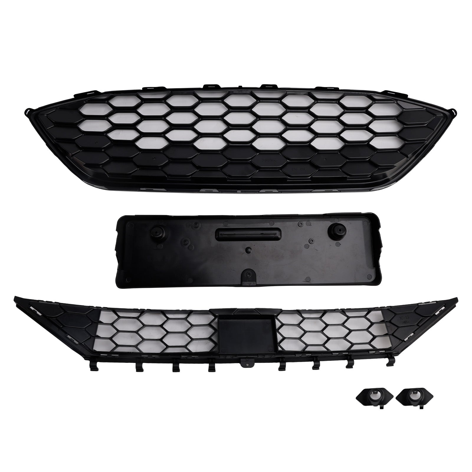 2018-2021 Ford Focus ST + ST LINE MK4 BULLAGE FRANT GRILL BLACK