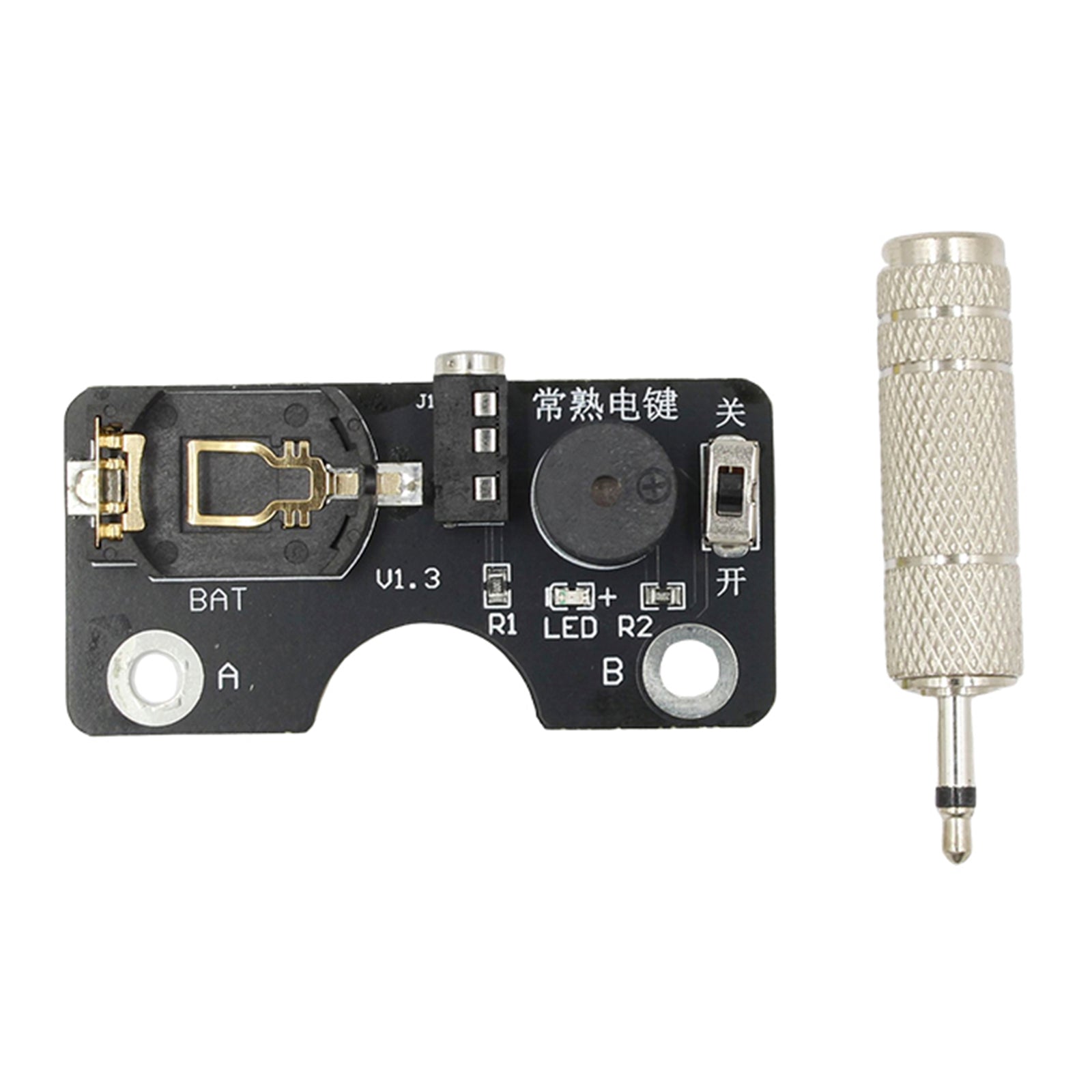 Morsecode CW-transmissie Trainer Key Sound Light-printplaat voor handmatige sleutel