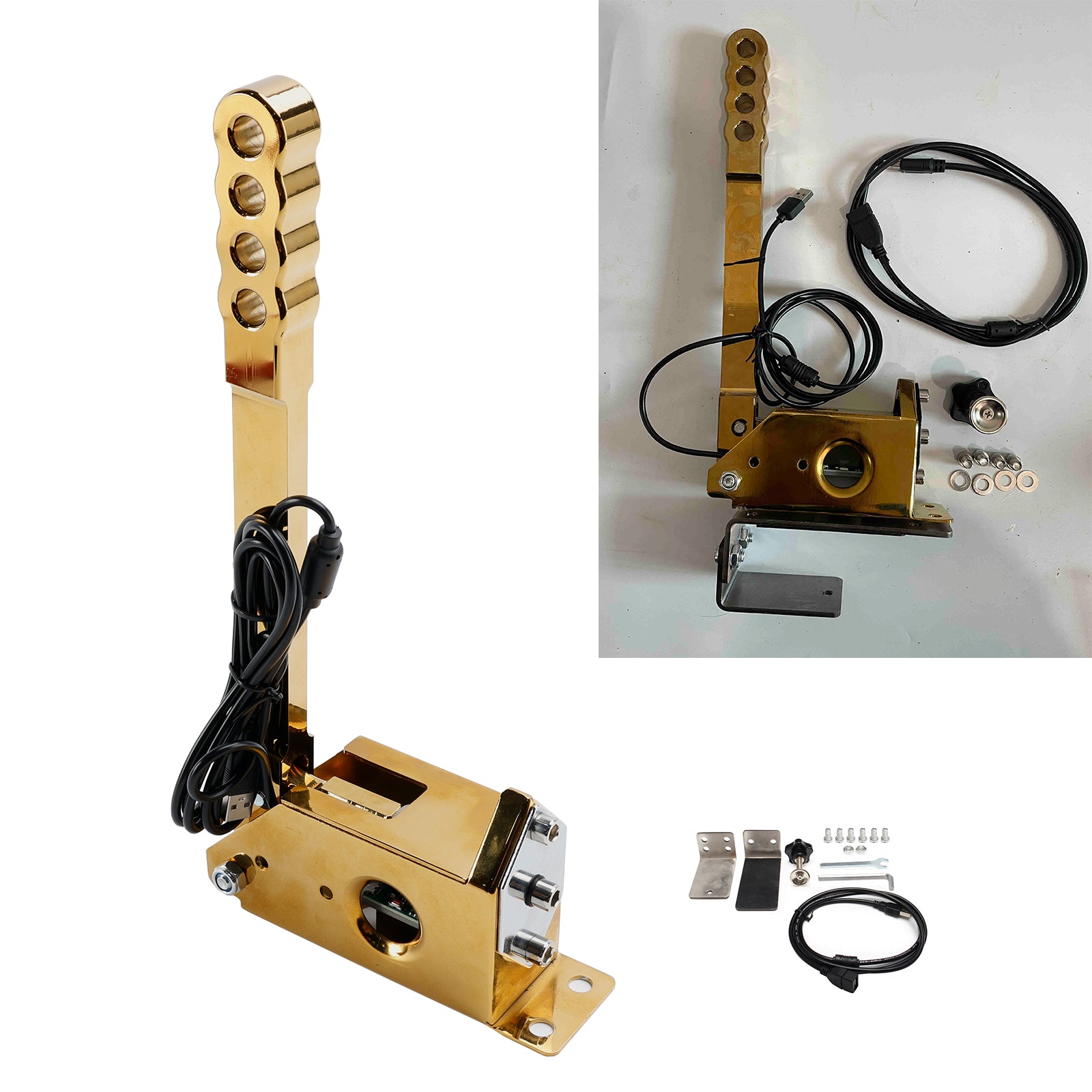 Pre závodné hry G25/G27/G29/T300/T500 pre ASSETTO PC 14BIT SIM USB RANGRAKE BRAKE