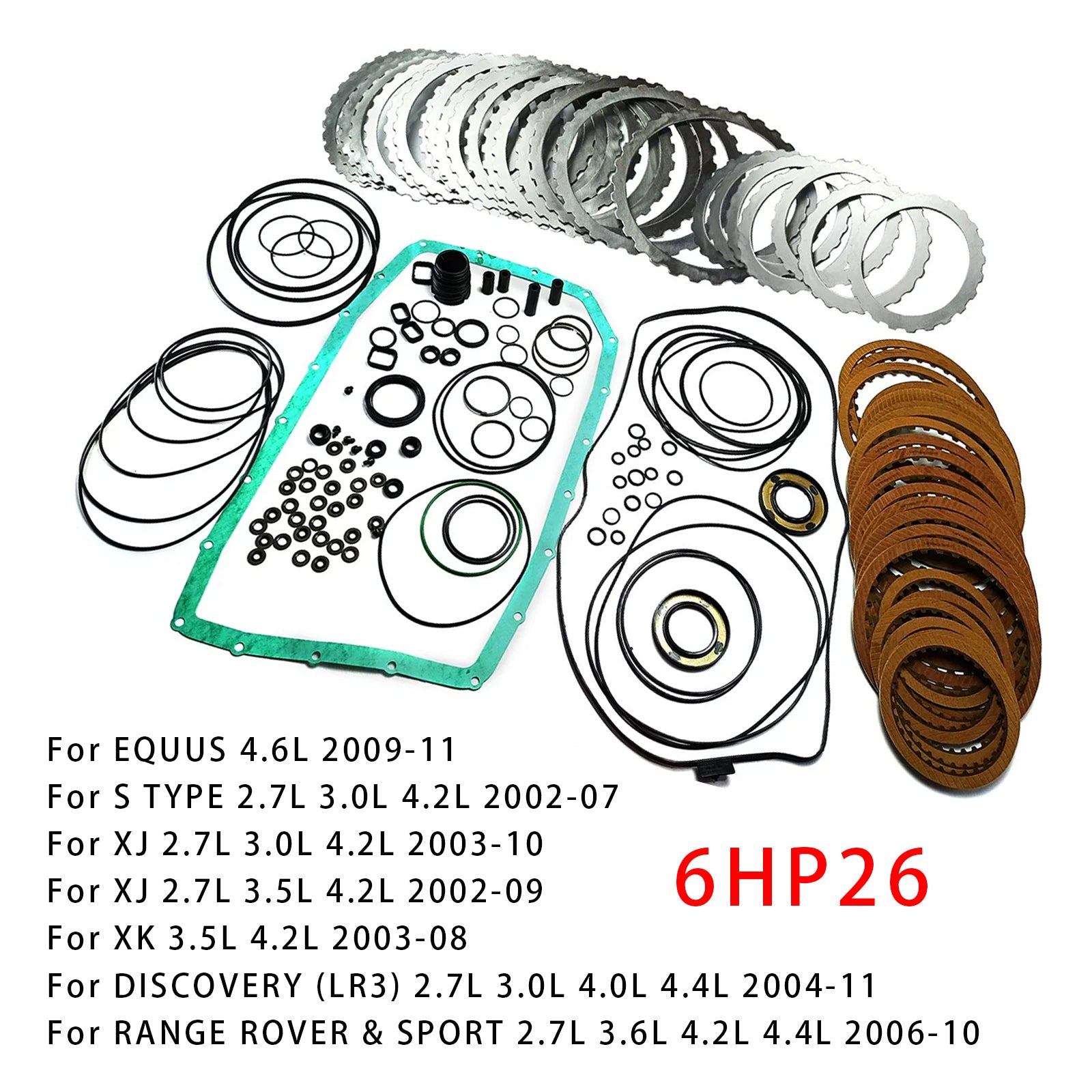 6HP26 Auto Transmission Master Rebuild Kit Overhaul Clutch Plates For BMW