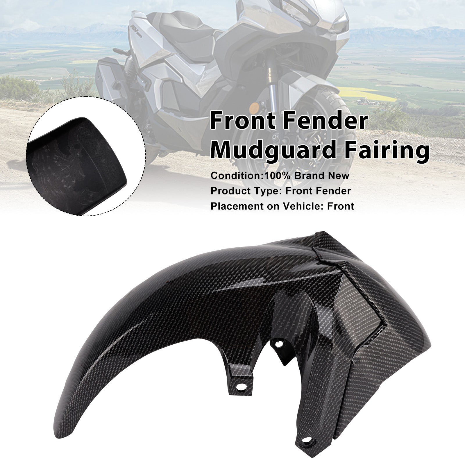 2022-2025 Honda ADV350 Front Fender Mudguard Fairing