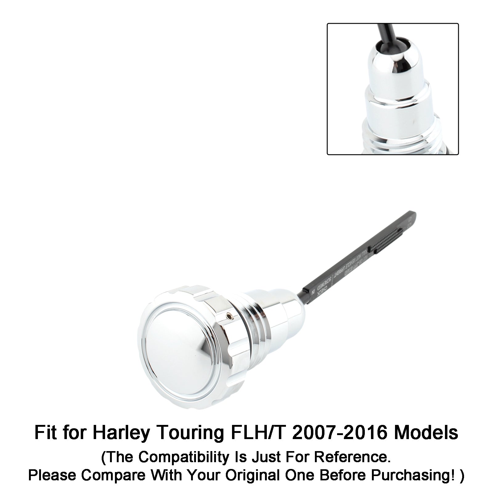 2007-2016 Harley Touring Flh/T Modèles Plug de capuchon de chariot à huile pour la tournée FLH/T