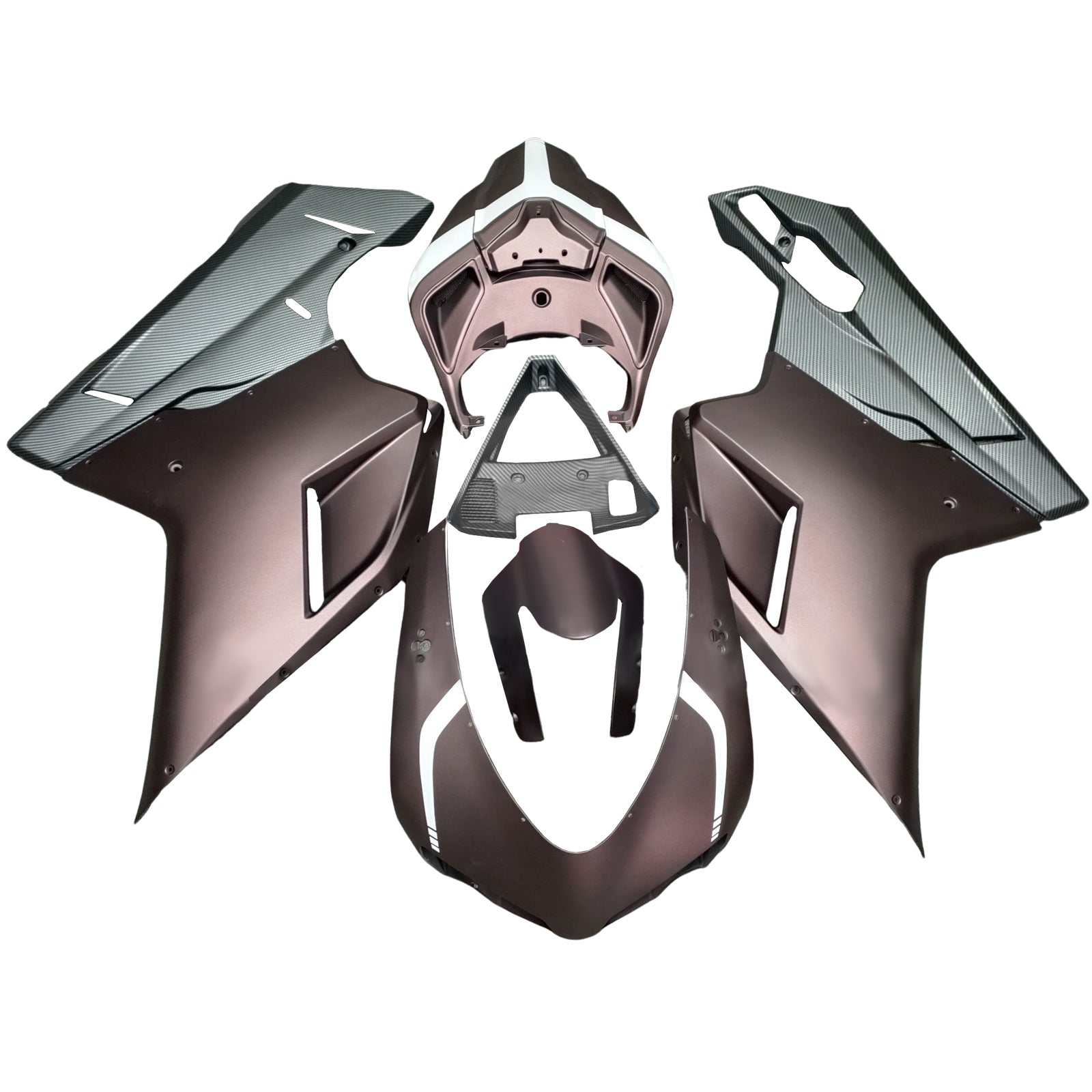 2007-2011 Ducati 1098 1198 848 Fairing Kit Bodywork ABS