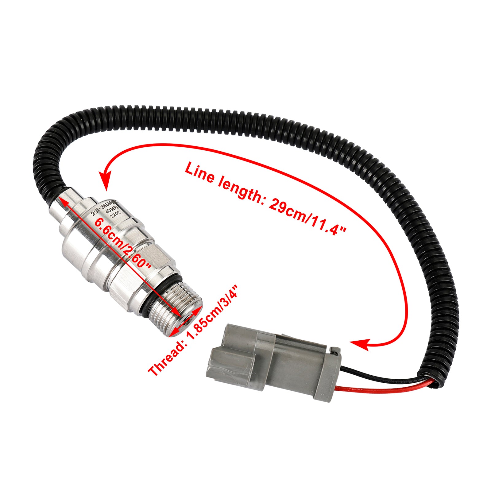221-8859 221-8859HE02 High Pressure Sensor For CAT Caterpillar E320B E320C