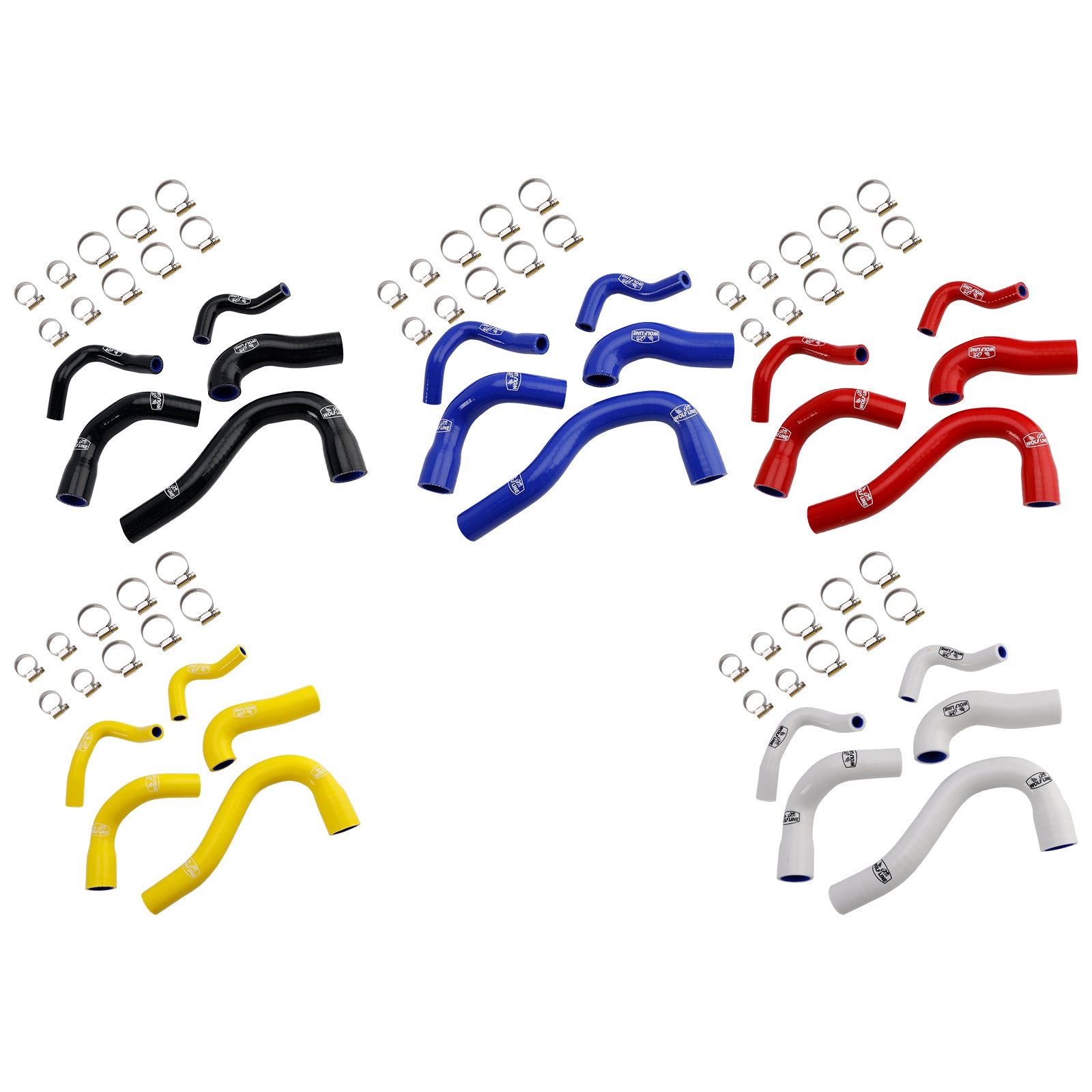 Yamaha MT-09 XSR900 TRACER 9/GT Todos os anos Silicone Radiator Coolant Mangueira