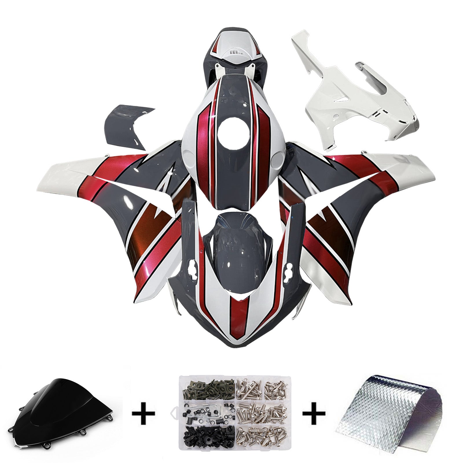 Kit de carenado de inyección carrocería plástico ABS para Honda CBR1000RR 2008-2011
