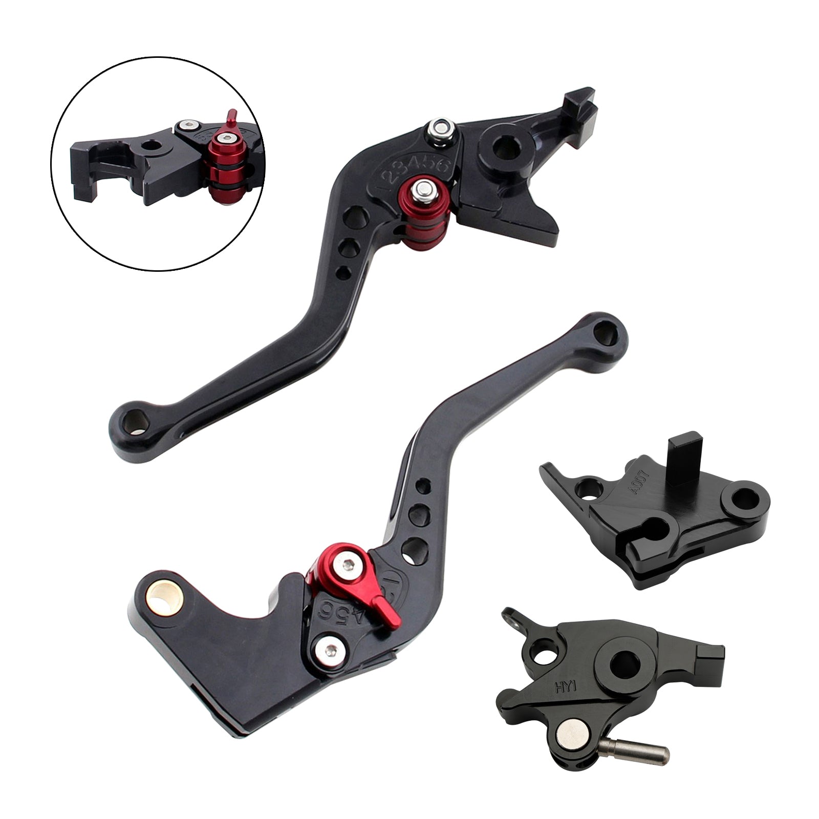 Ny kort kopplingsbromsspak Fit för CFMOTO 400NK 650NK 650MT 650GT 2020-21