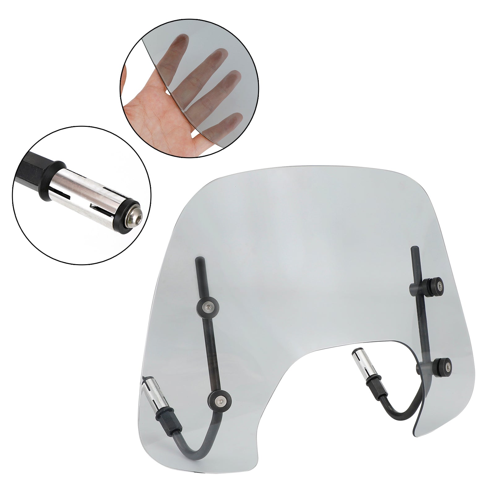 ABS Motorcykel vindrutan vindruta passar för Vespa Sprint 150 2016-2023