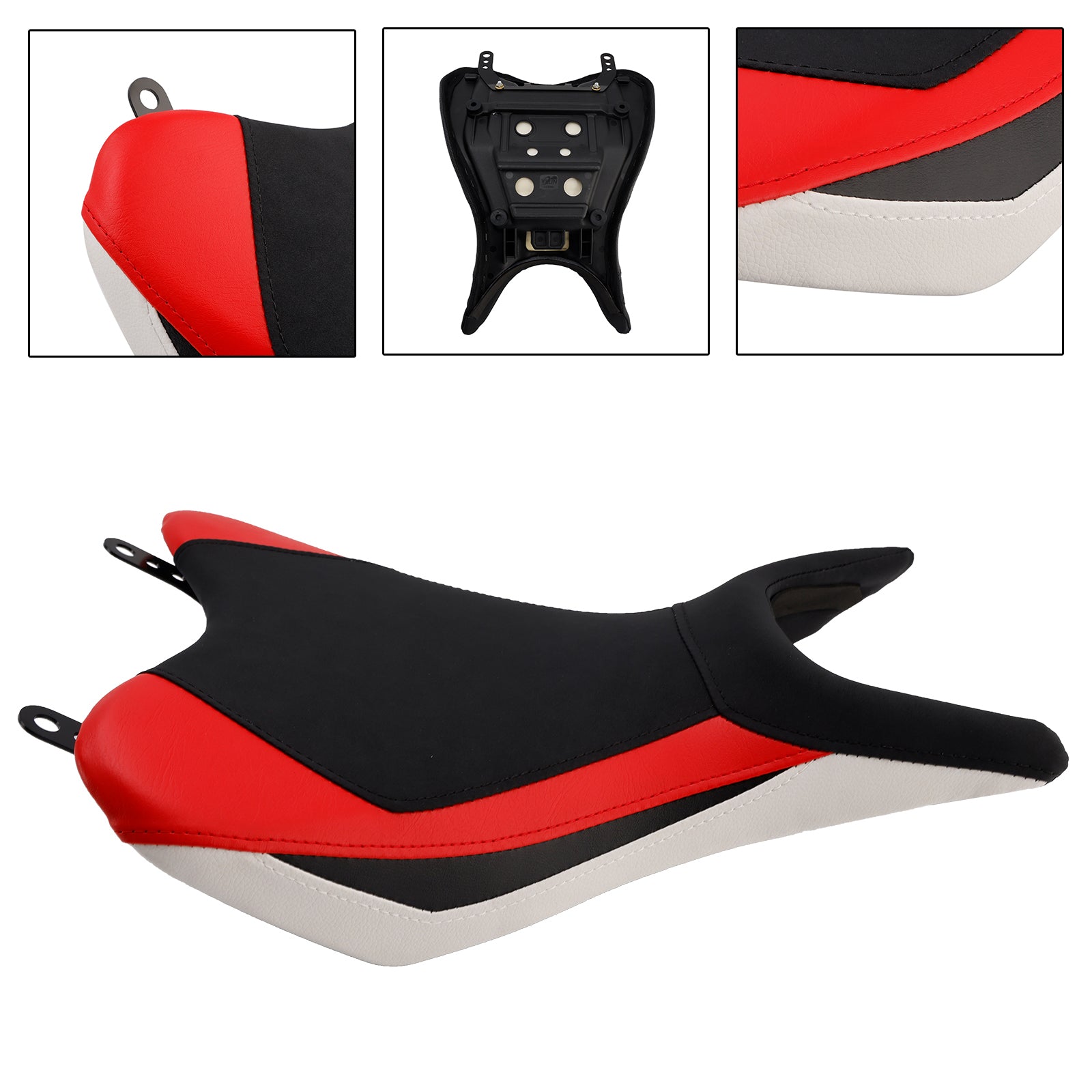 2025+ Yamaha Yzf-R3 Mt-03 Coussin de siège avant Raider Pu Fit Rouge