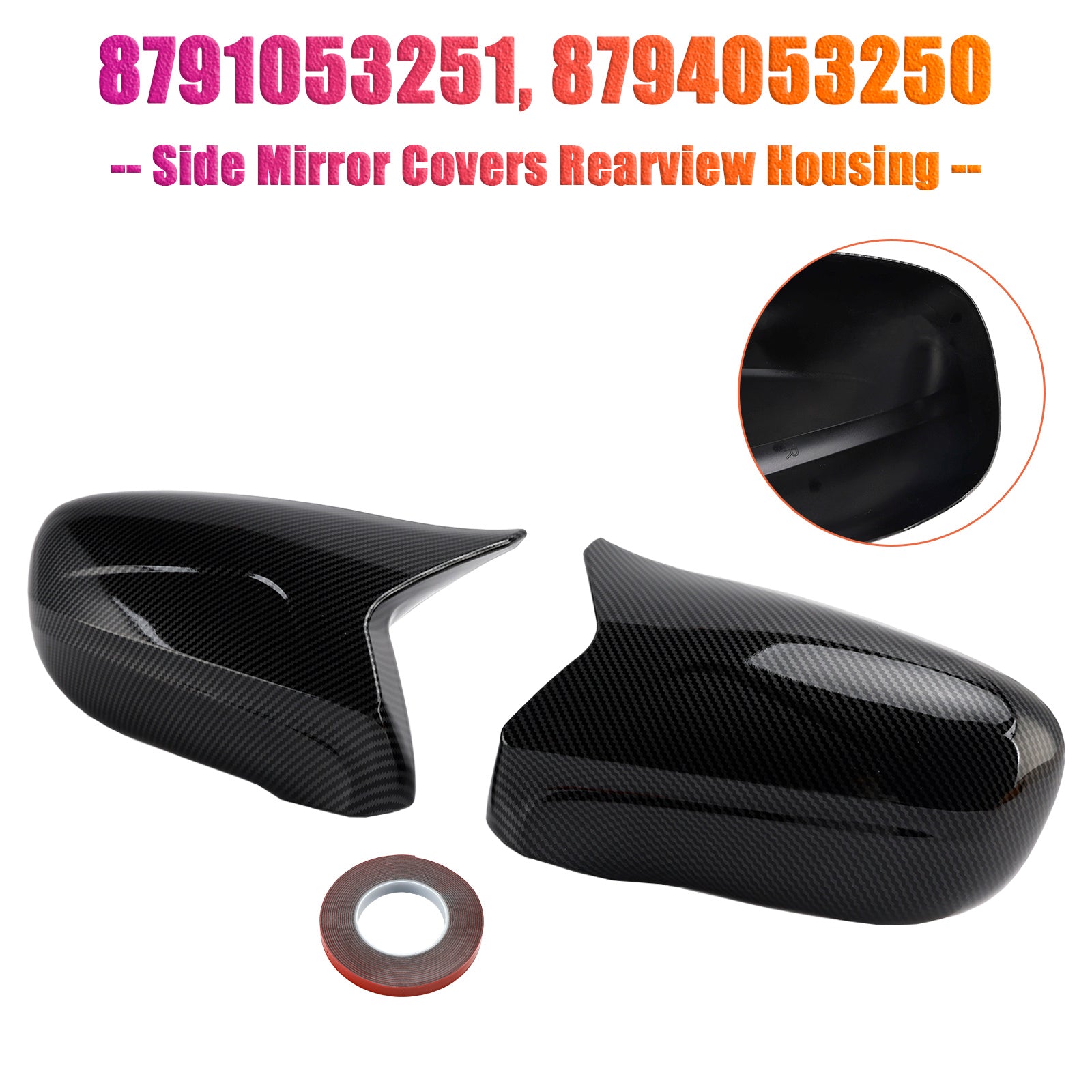 Side Mirror Covers Rearview Housing for Lexus IS250 IS350 2006-2012