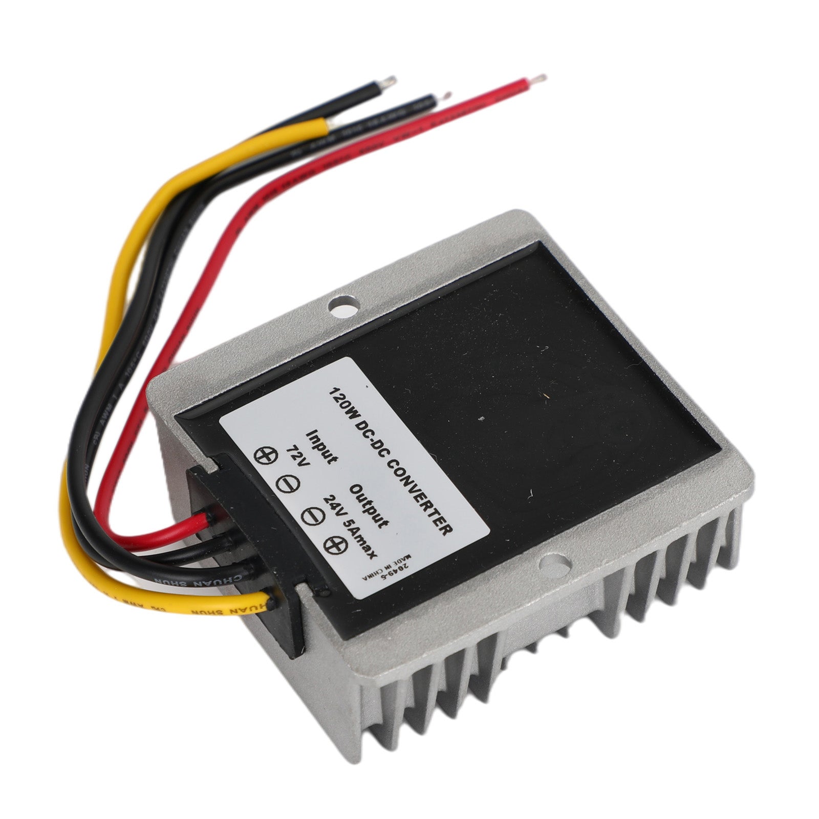 Bilstrømforsyningsmoduladapter DC-DC Converter 60V trinn ned til 24V 5A 120W