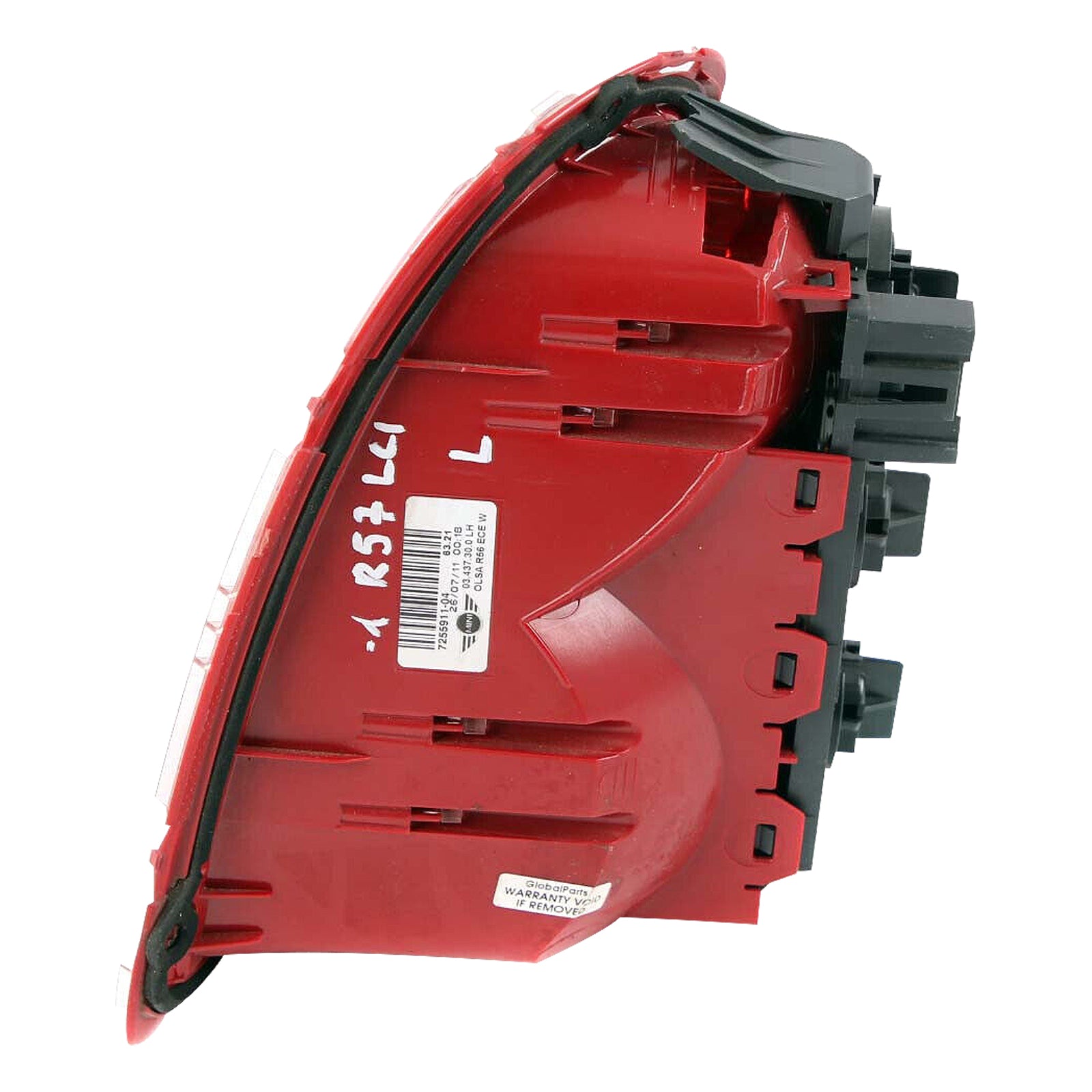 05/2010-6/2015 MINI Cabrio R57 LCI Achter L+R Achterlicht 63217255909 63217255910